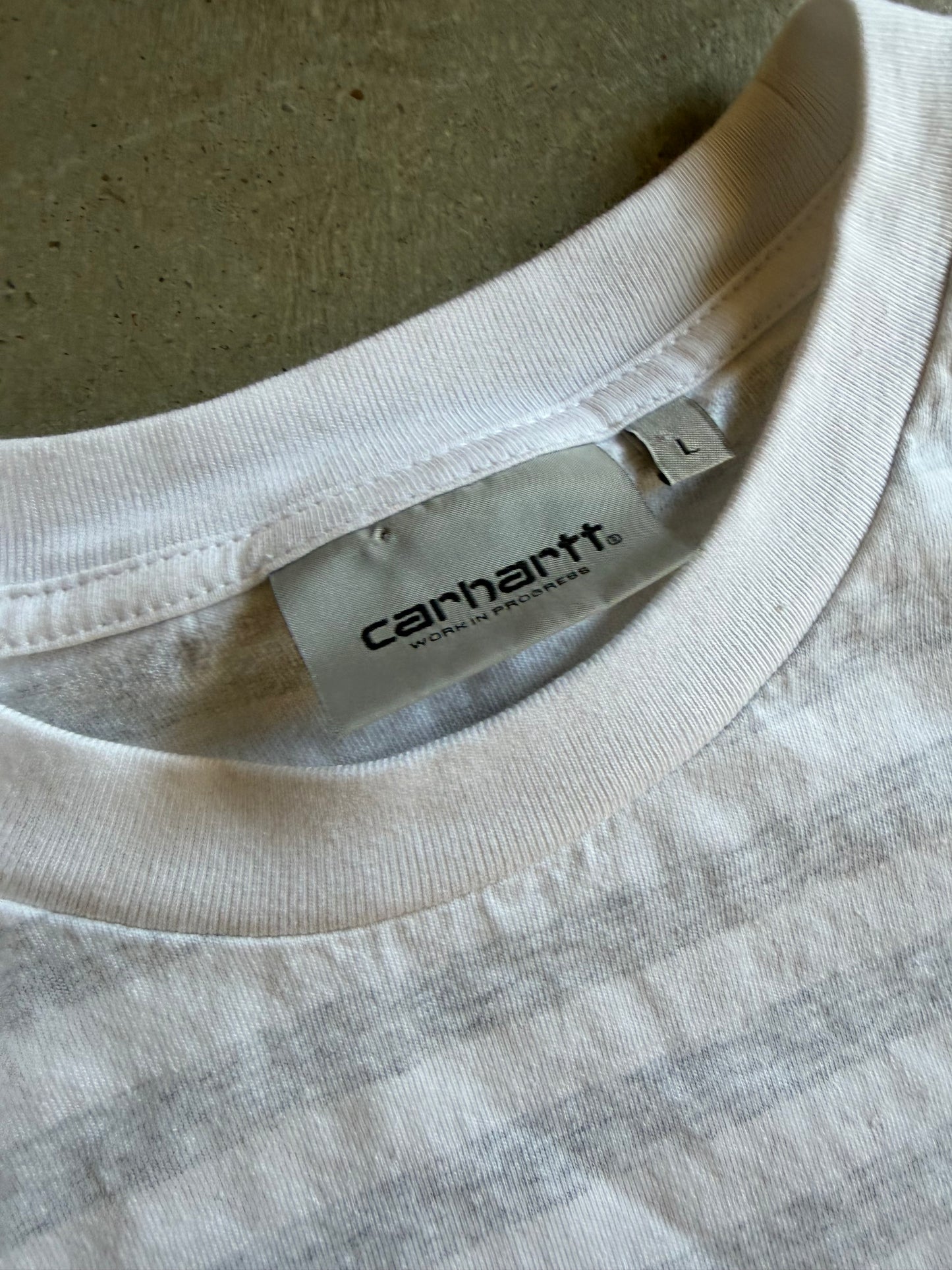Carhartt WIP Heather Striped Shirt Sz L