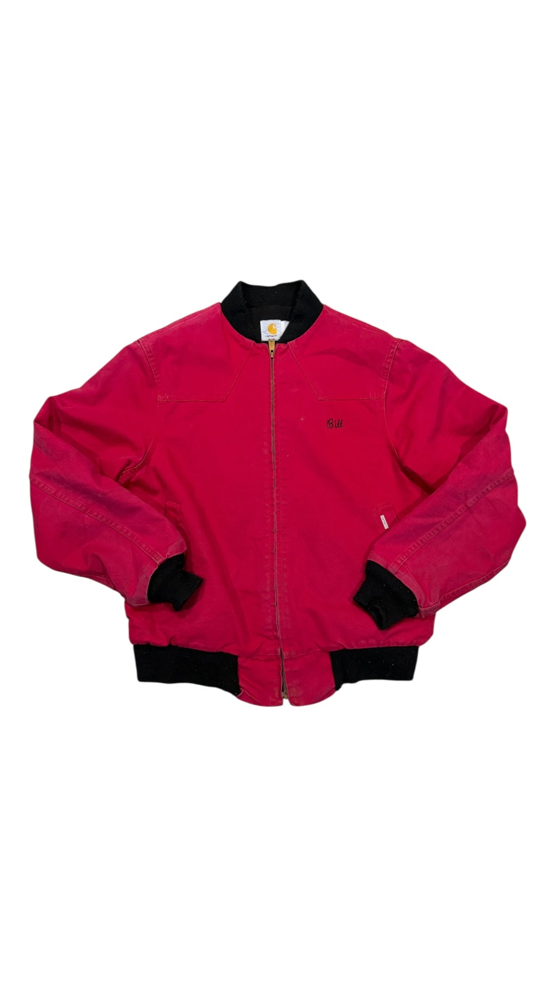 VTG Carhartt Red "Beefalo" Jacket Sz L