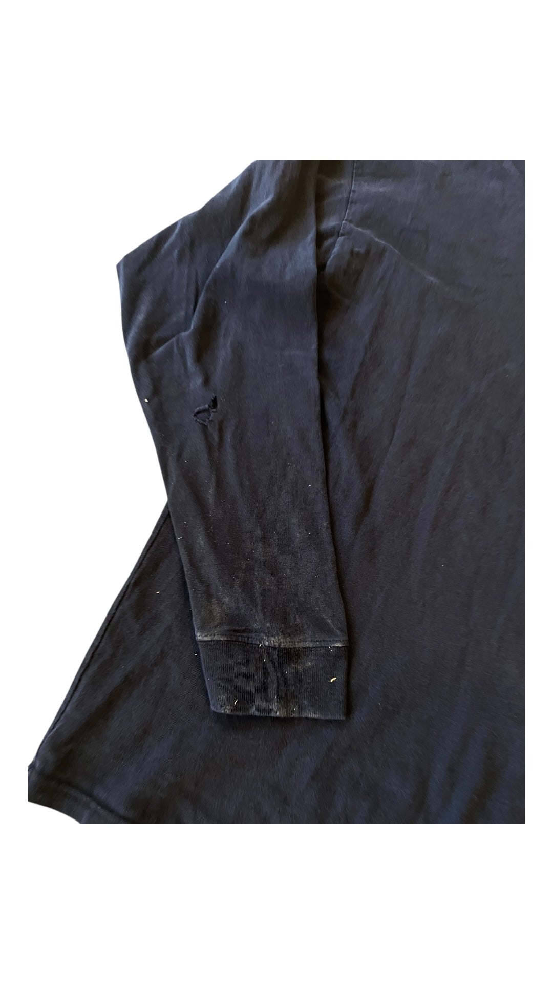 Thrashed Carhartt Pocket L/S Work Tee Sz L