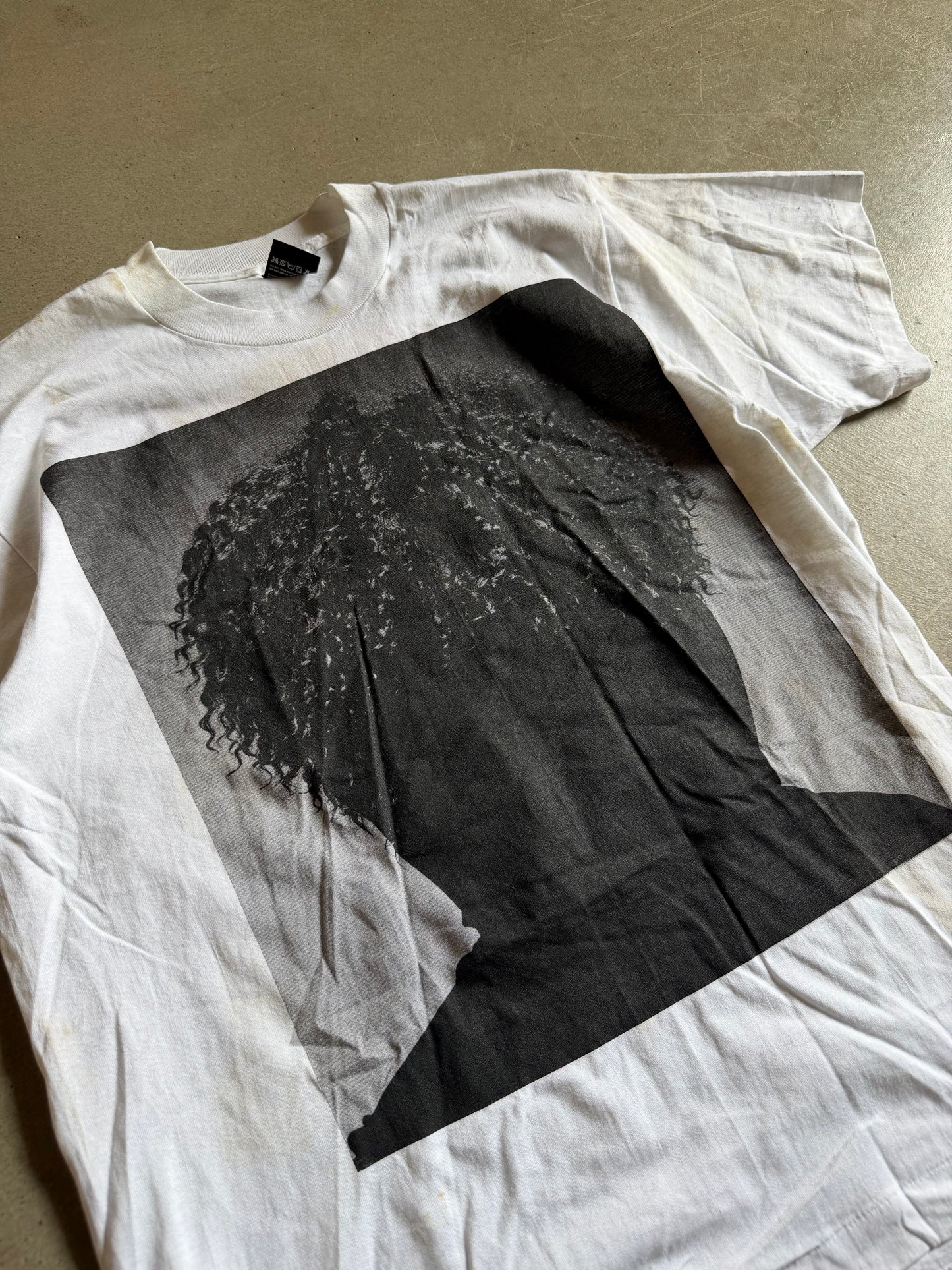 VTG Chaka Khan Potrait Rap R&B Tee Sz XL