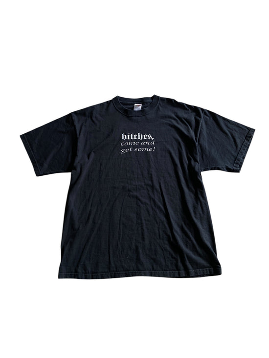 Y2K "Come and Get Some" Text Tee Sz XXL