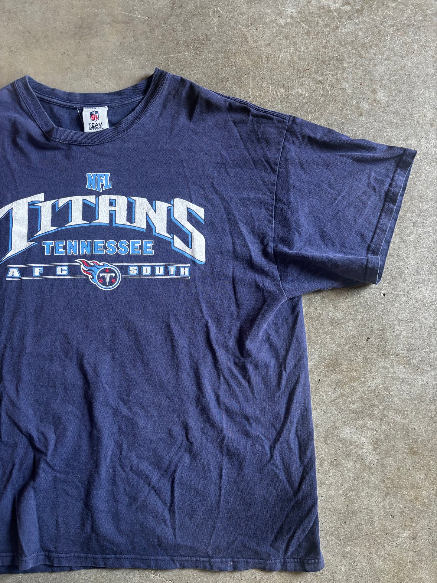 VTG Tennessee Titans AFC South Navy Tee Sz L/XL