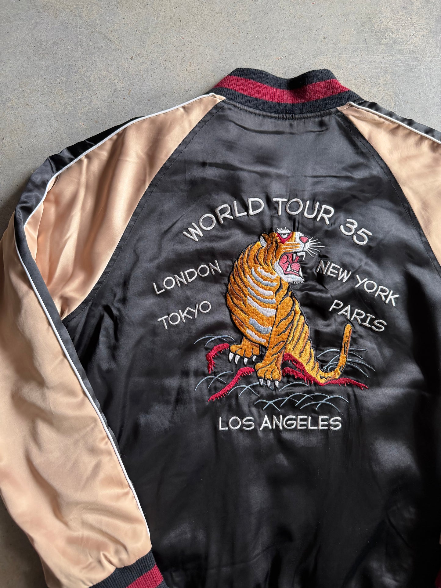 Stussy World Tour 35 Sukajan Jacket Sz L