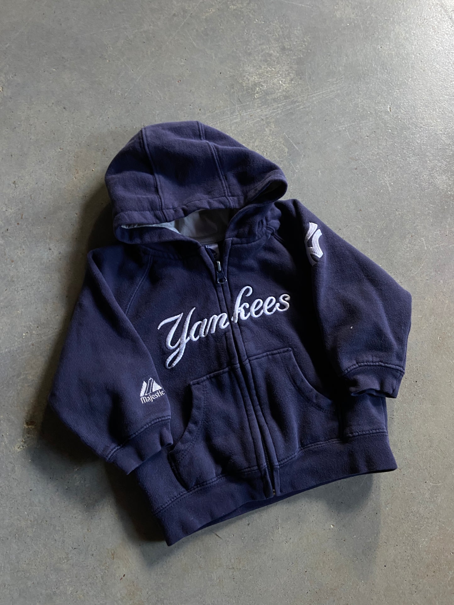 Y2K Yankees Zip Up Jacket Sz 2T