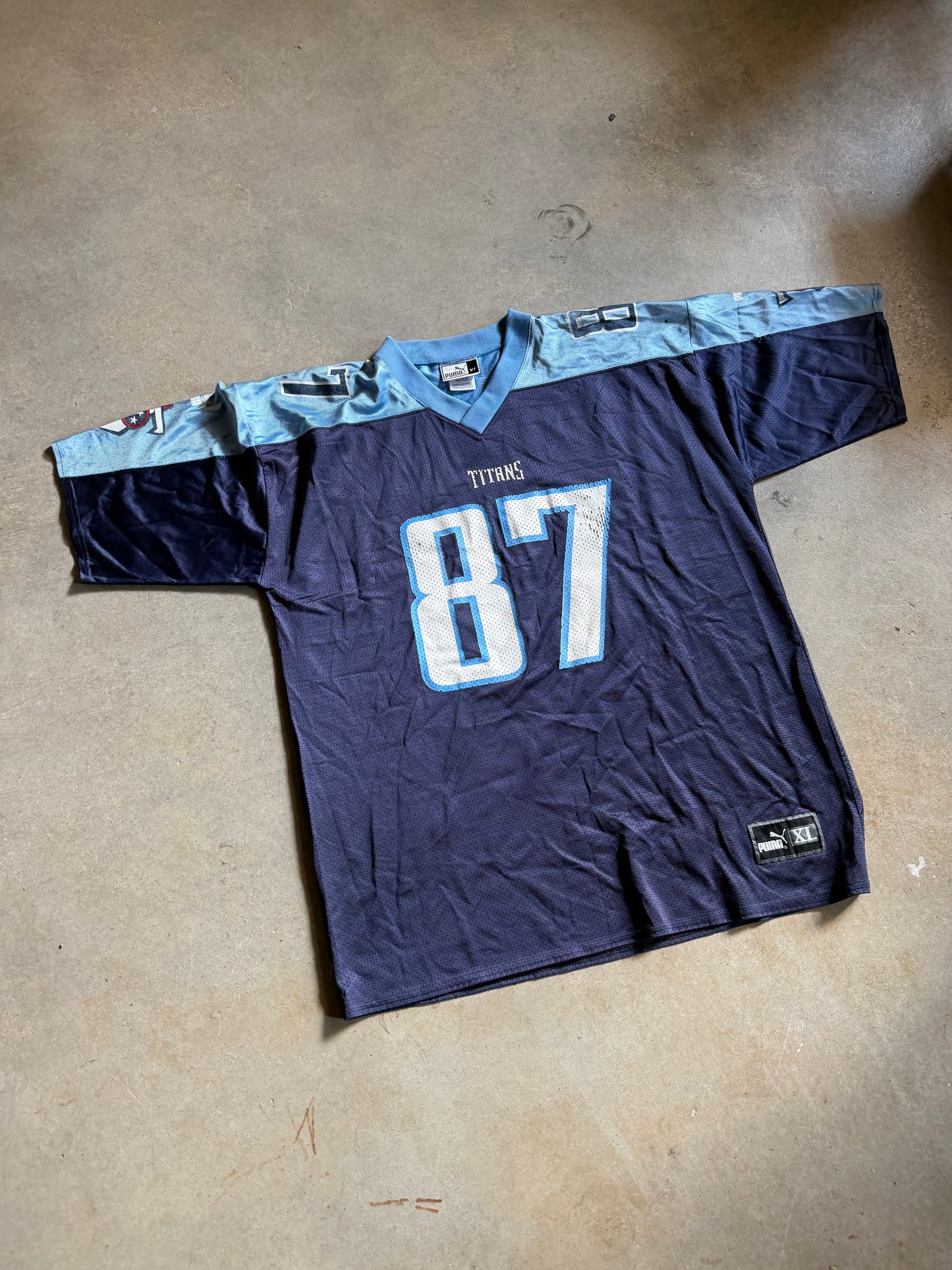 VTG Tennessee Titans Kevin Dyson Football Jersey Sz XL