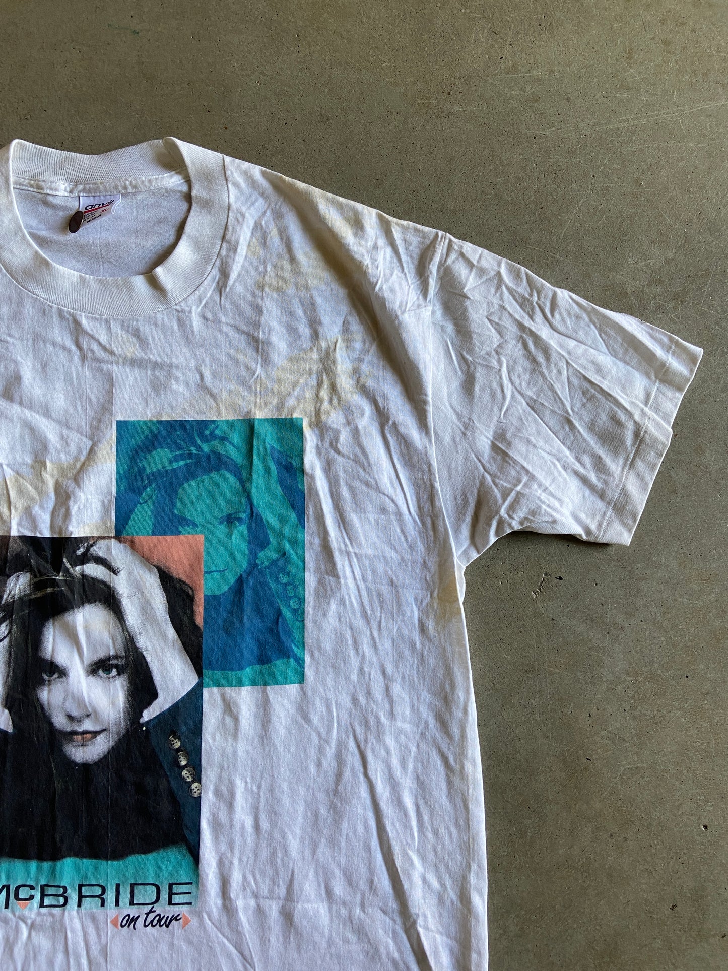 VTG Martina McBride The Time Has Come 1992 Tour Tee Sz L