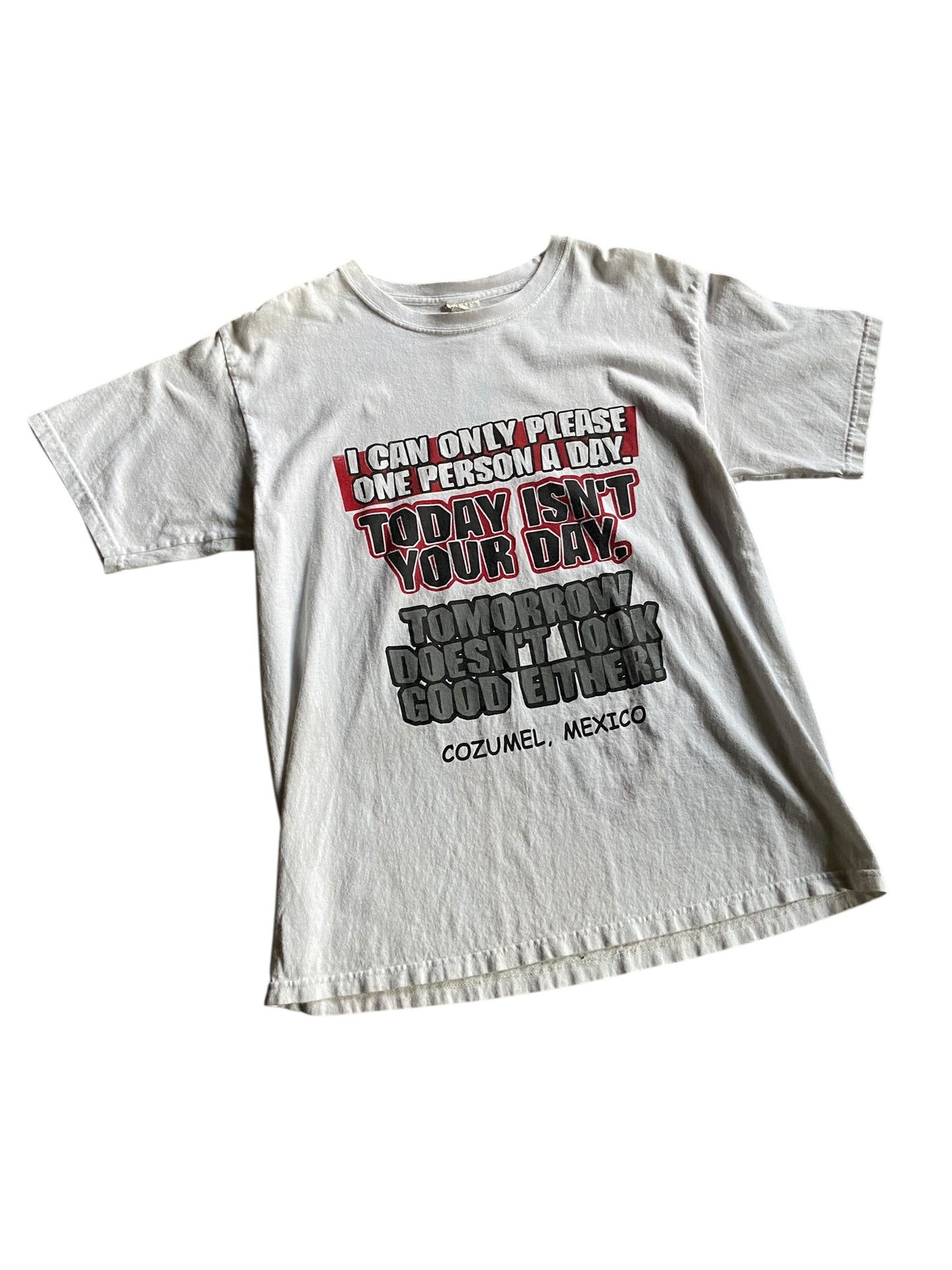 VTG "Today Isn't Your Day" T-Shirt Sz XL