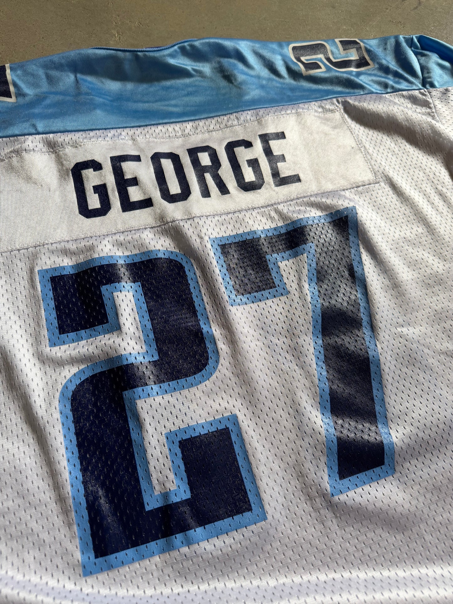 VTG Tennessee Titans Eddie George Champion Jersey Sz L