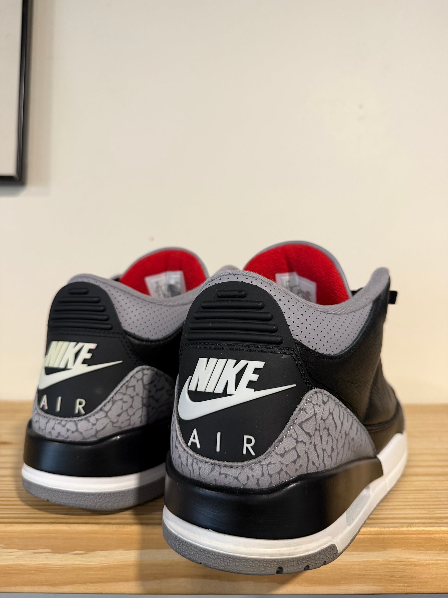 Preowned Jordan 3 Retro OG Black Cement (2024) Sz 11M/12.5W