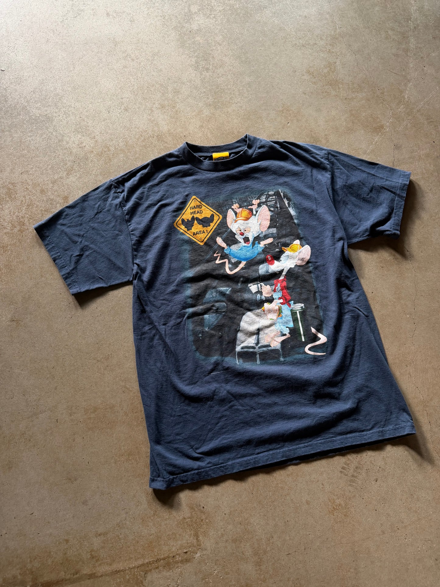 VTG Animaniacs Hard Head Area Tee Sz L/XL
