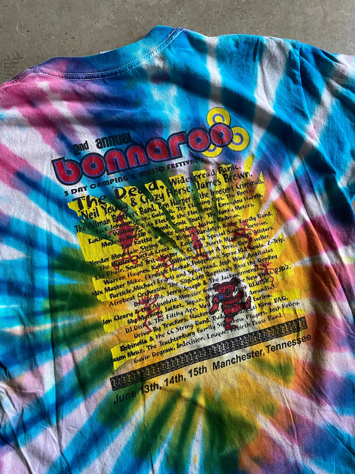 Y2K Second Annual Bonnaroo Tee Sz M