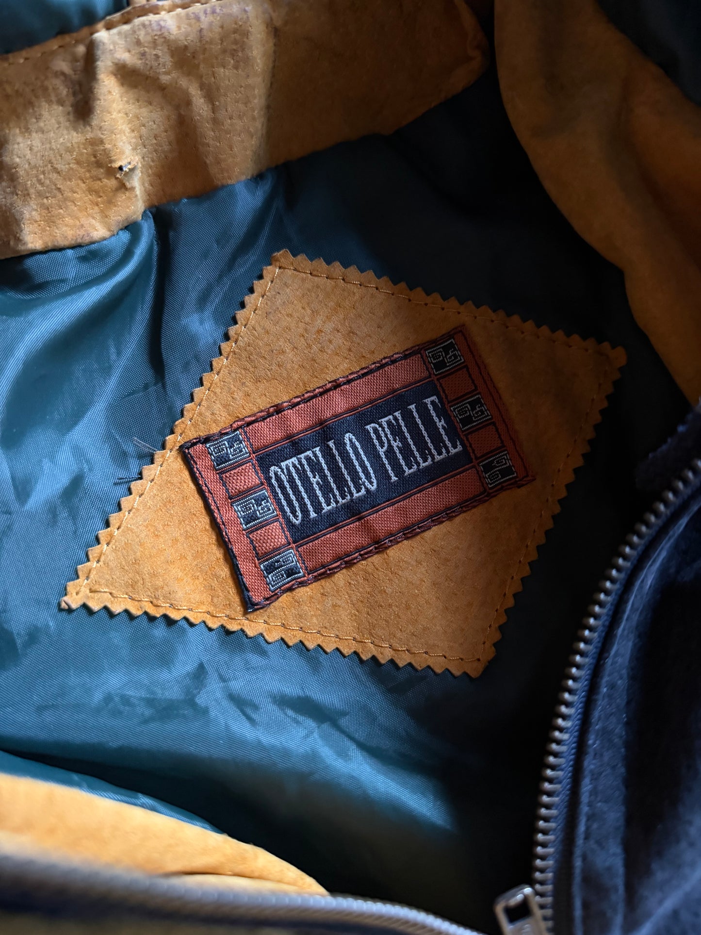 Otello Pelle Suede Hooded Jacket Sz S