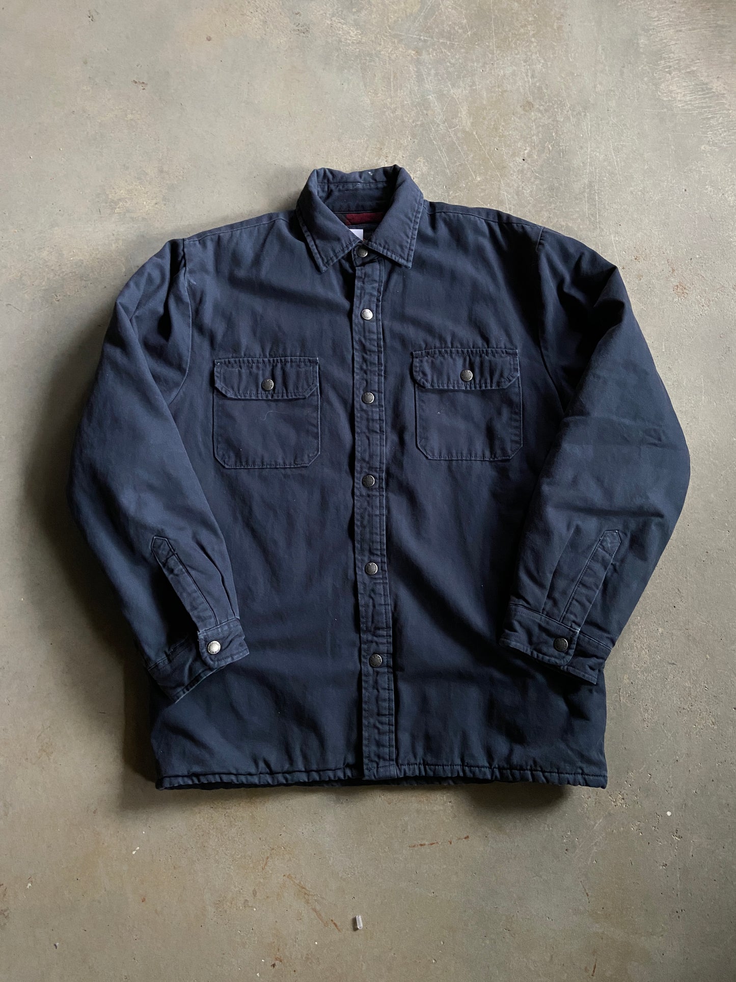 Y2K Dickies Flannel Lined Insulated Chore Coat Sz M