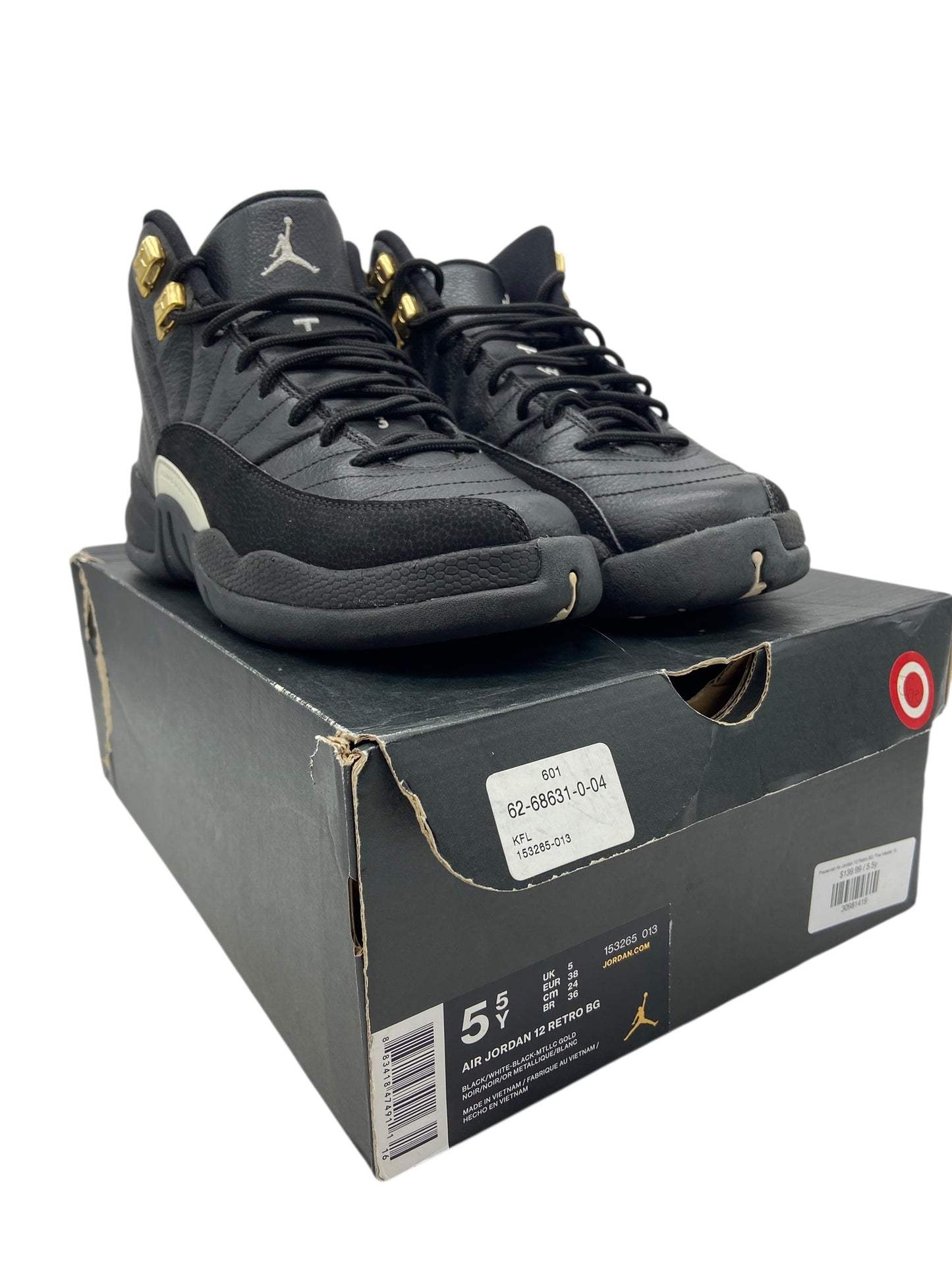 Preowned Air Jordan 12 Retro BG 'The Master' Sz 5.5y