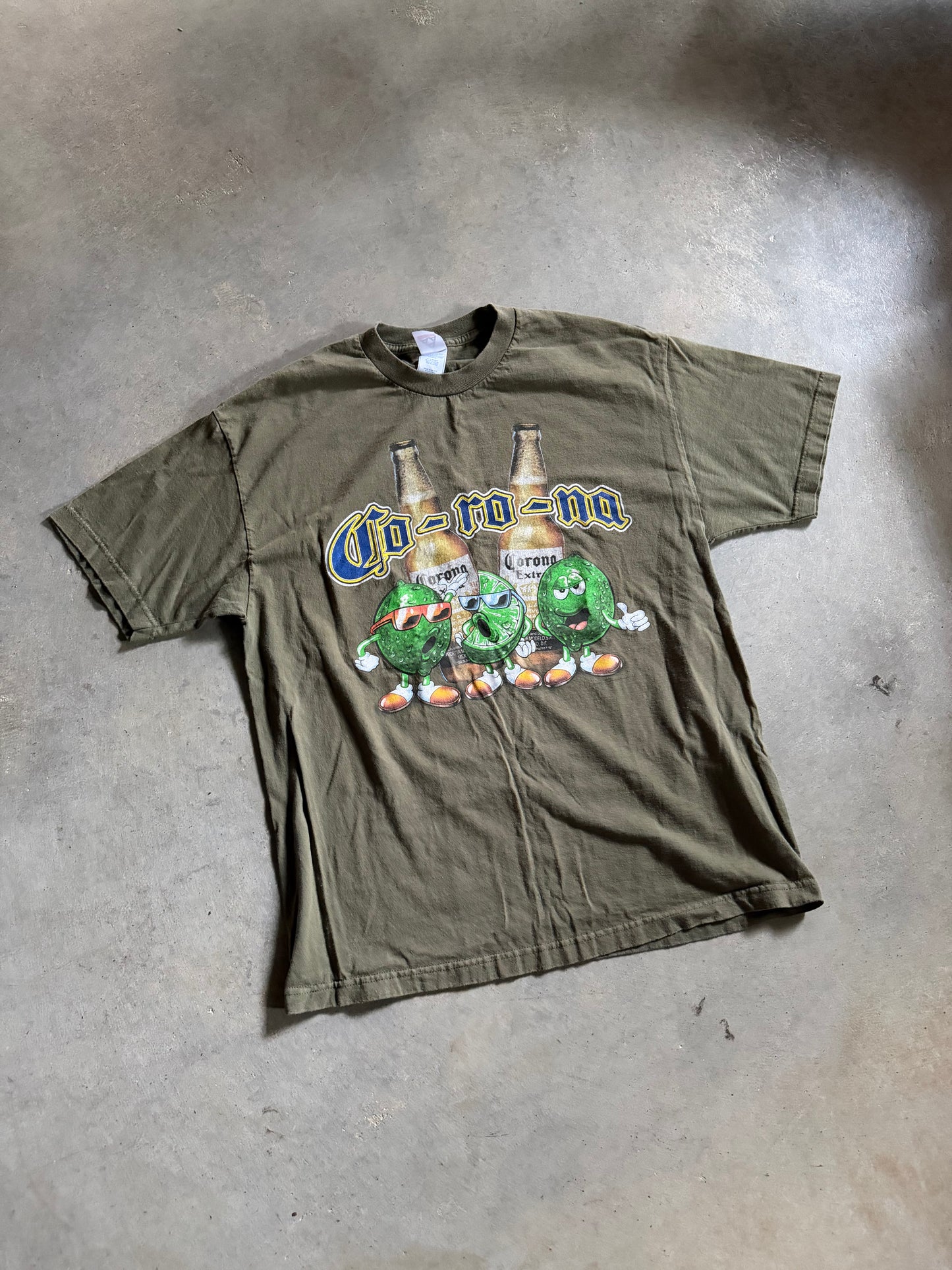 VTG Corona Lime Mascot Tee Sz L/XL