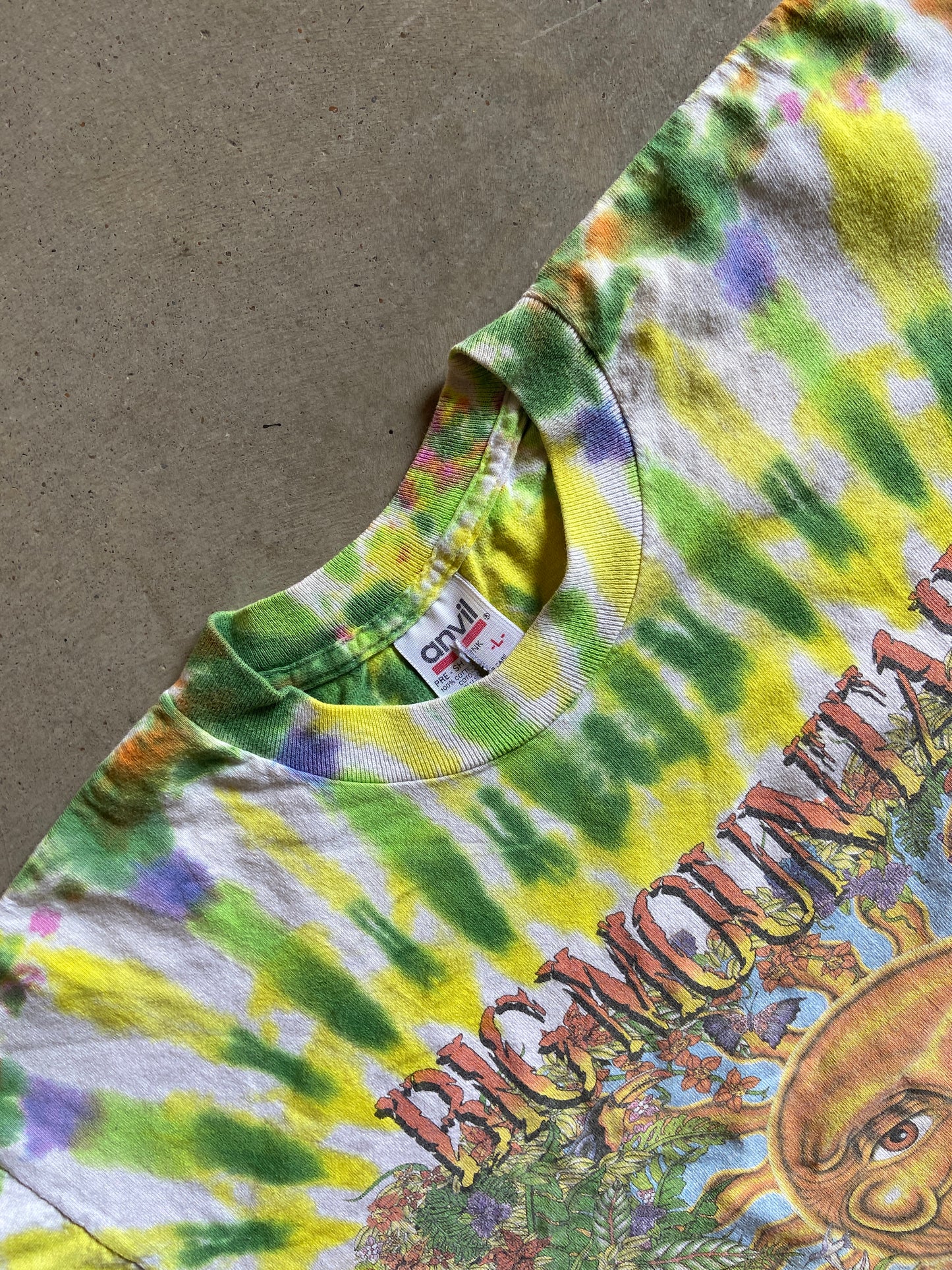 VTG Big Mountain Tie Dye Tee Sz L