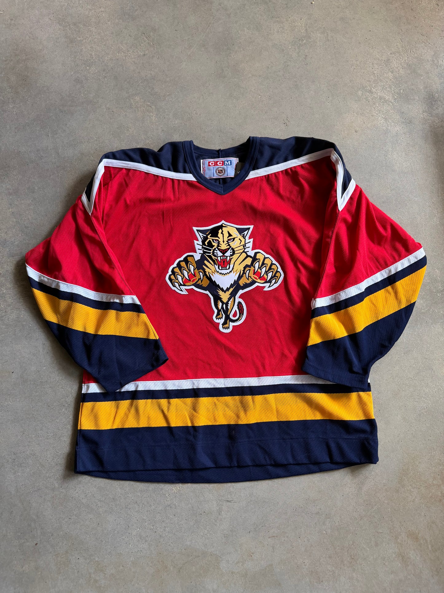 VTG Florida Panthers CCM Hockey Jersey Sz XL