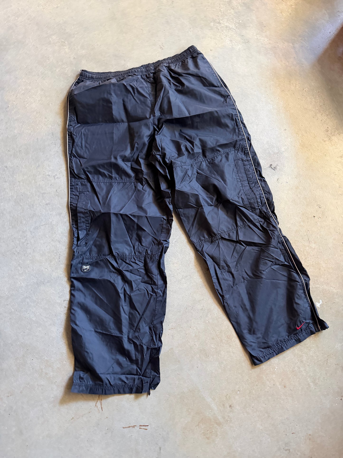 VTG Nike Black Track Pants Sz XL