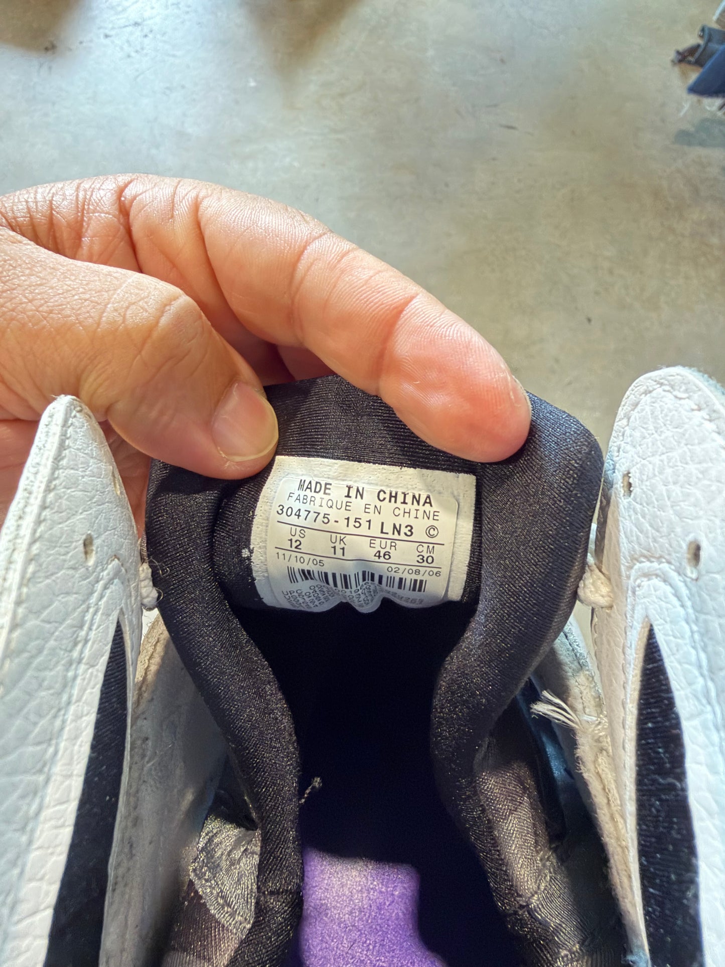 Preowned Jordan 7 Retro Flint 2005 Sz 12M/13.5W