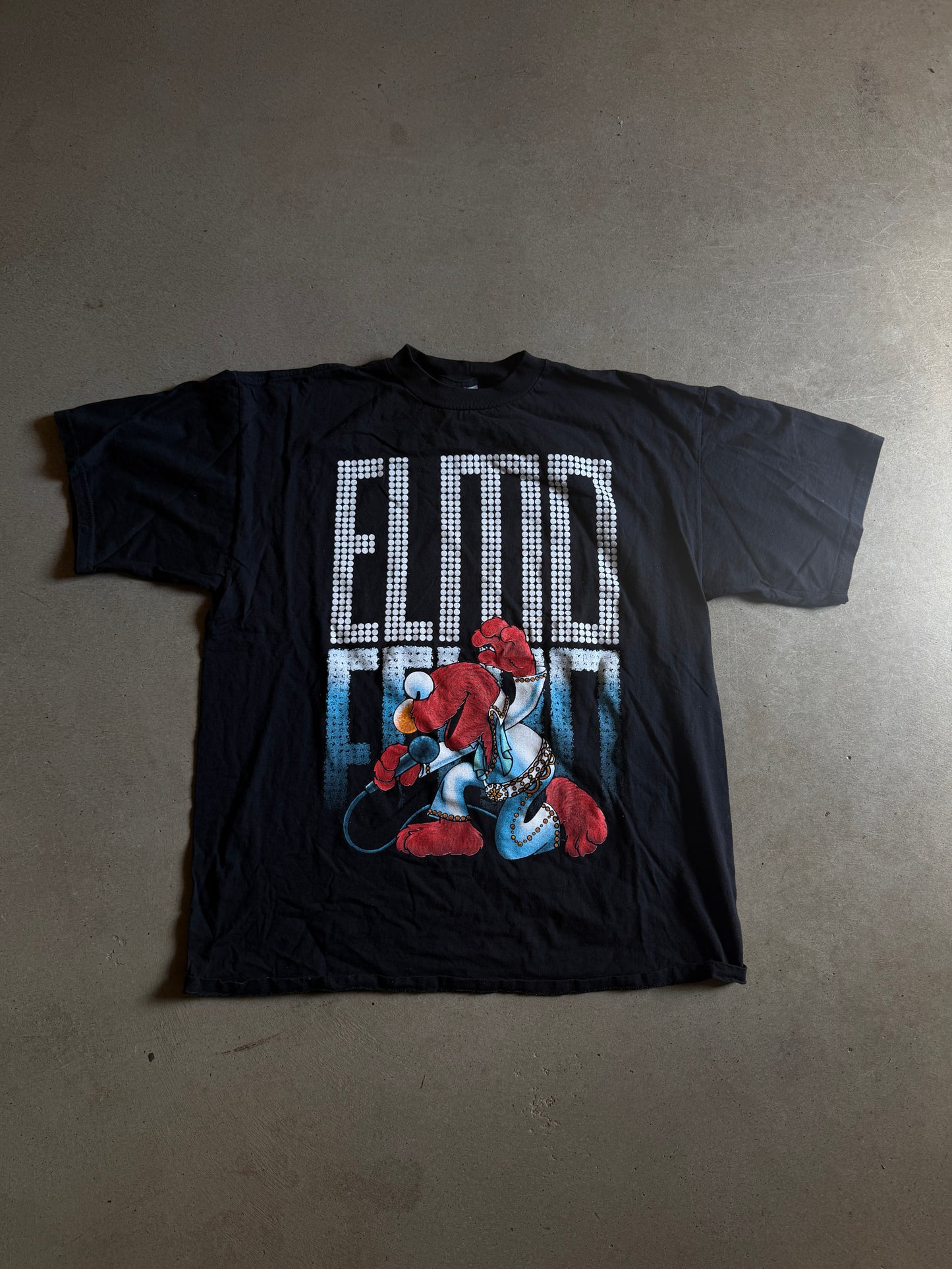 VTG 90s Sesame Street Elmo Jim Hansen Elvis Tee Sz XL