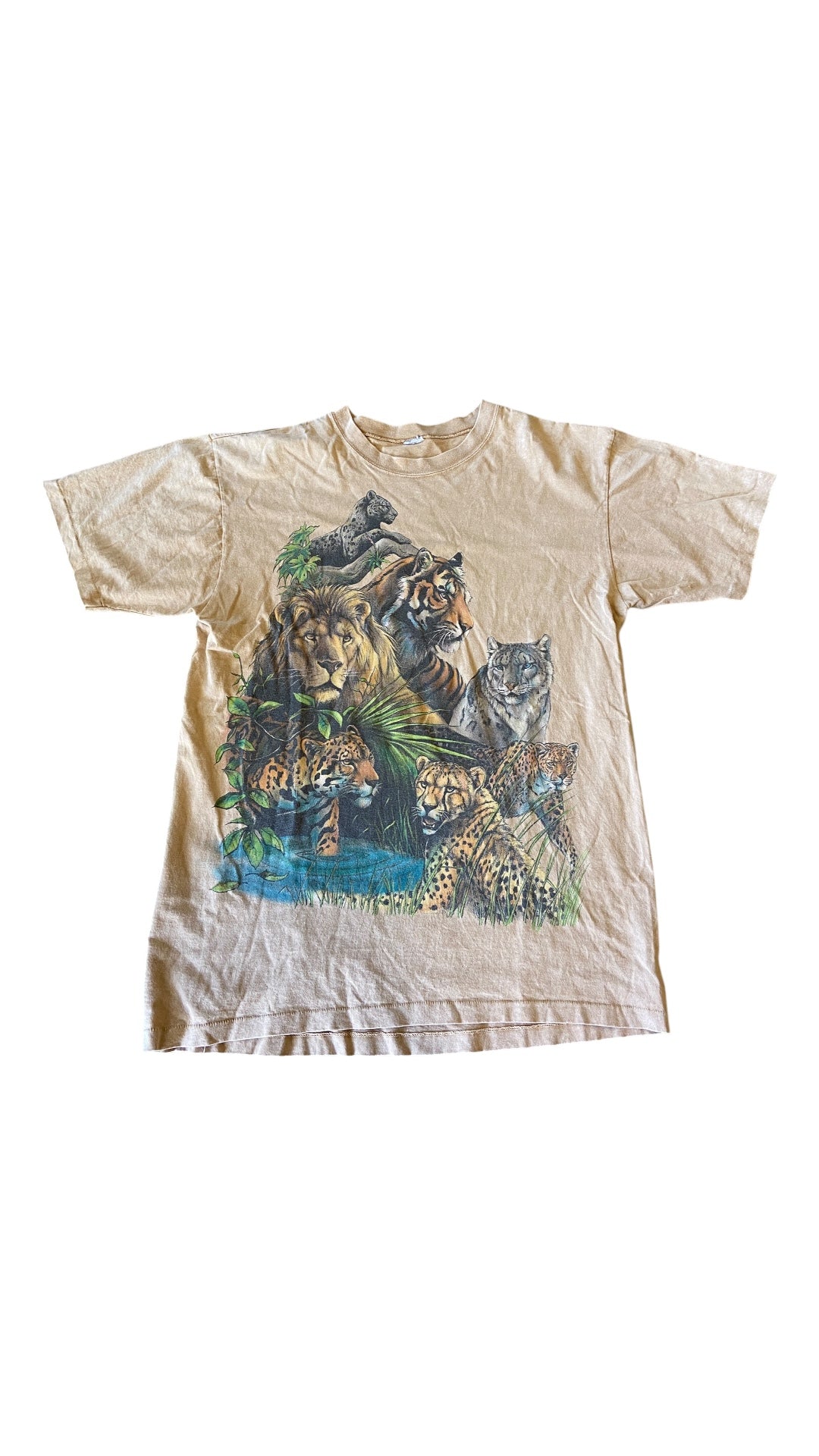VTG Big Cats Tee Sz L