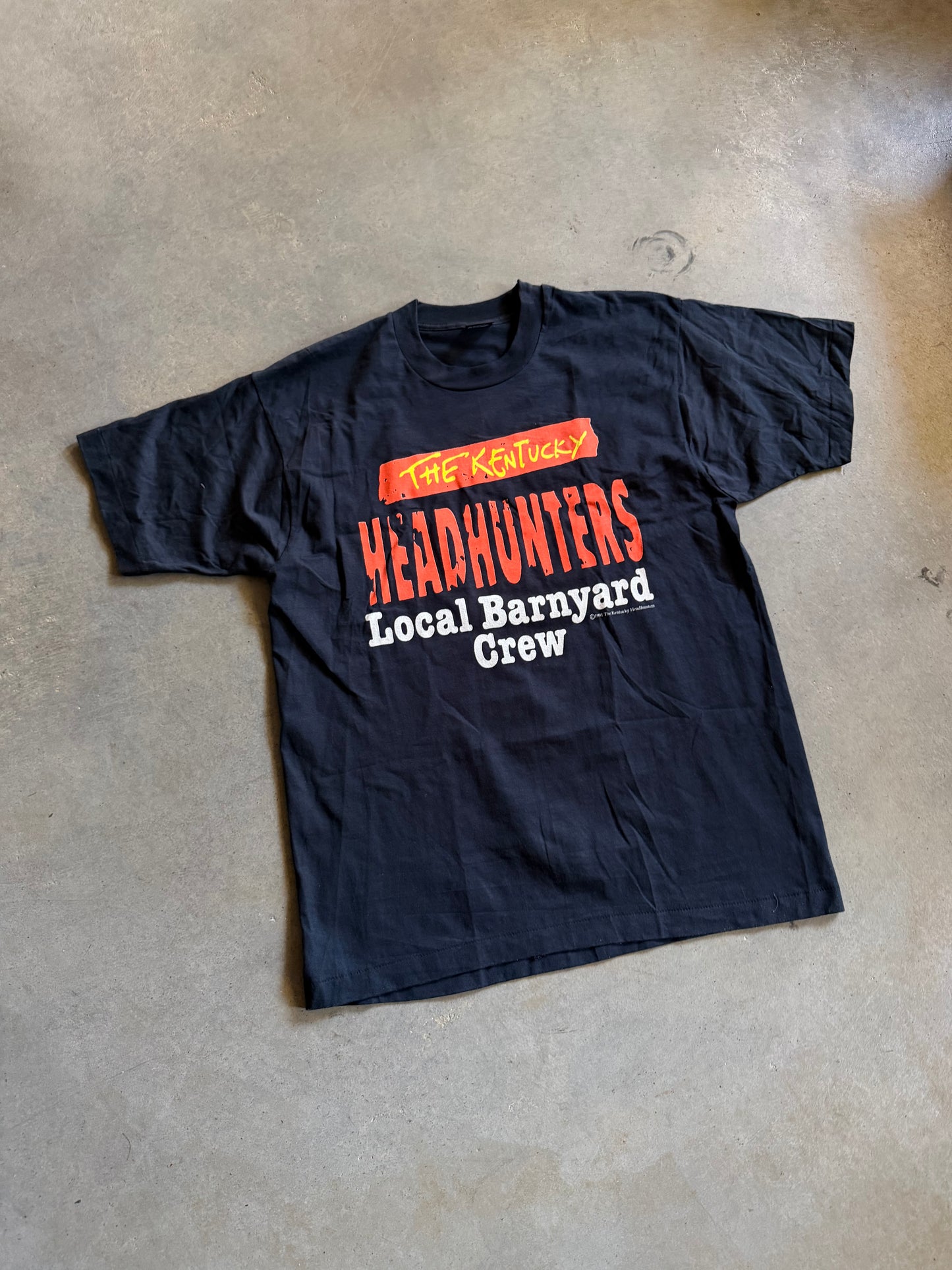VTG The Kentucky Headhunters Electric Barnyard Tour Crew Tee Sz XL