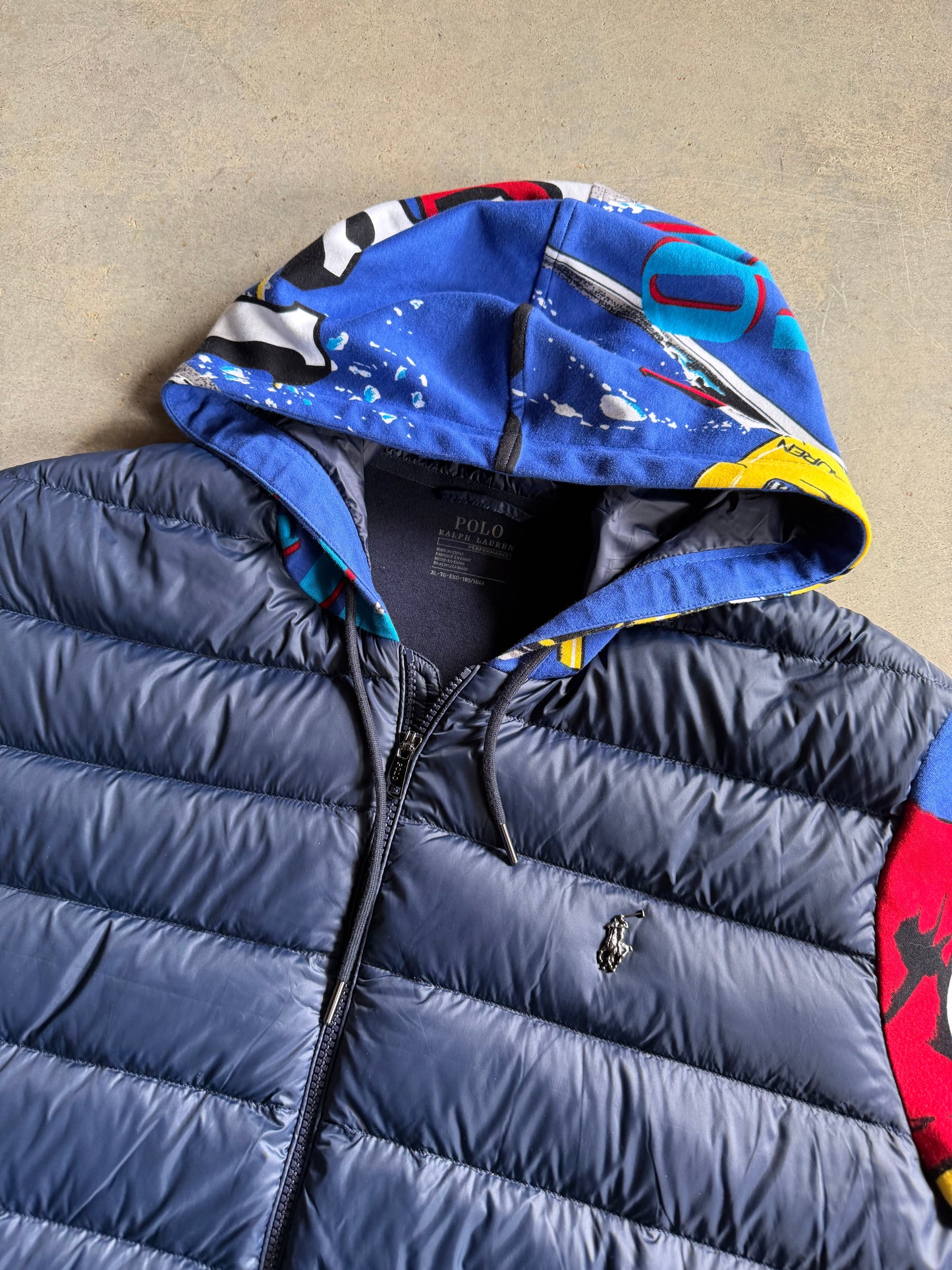 Polo Ralph Lauren Ski Puffer Hoodie Sz XL