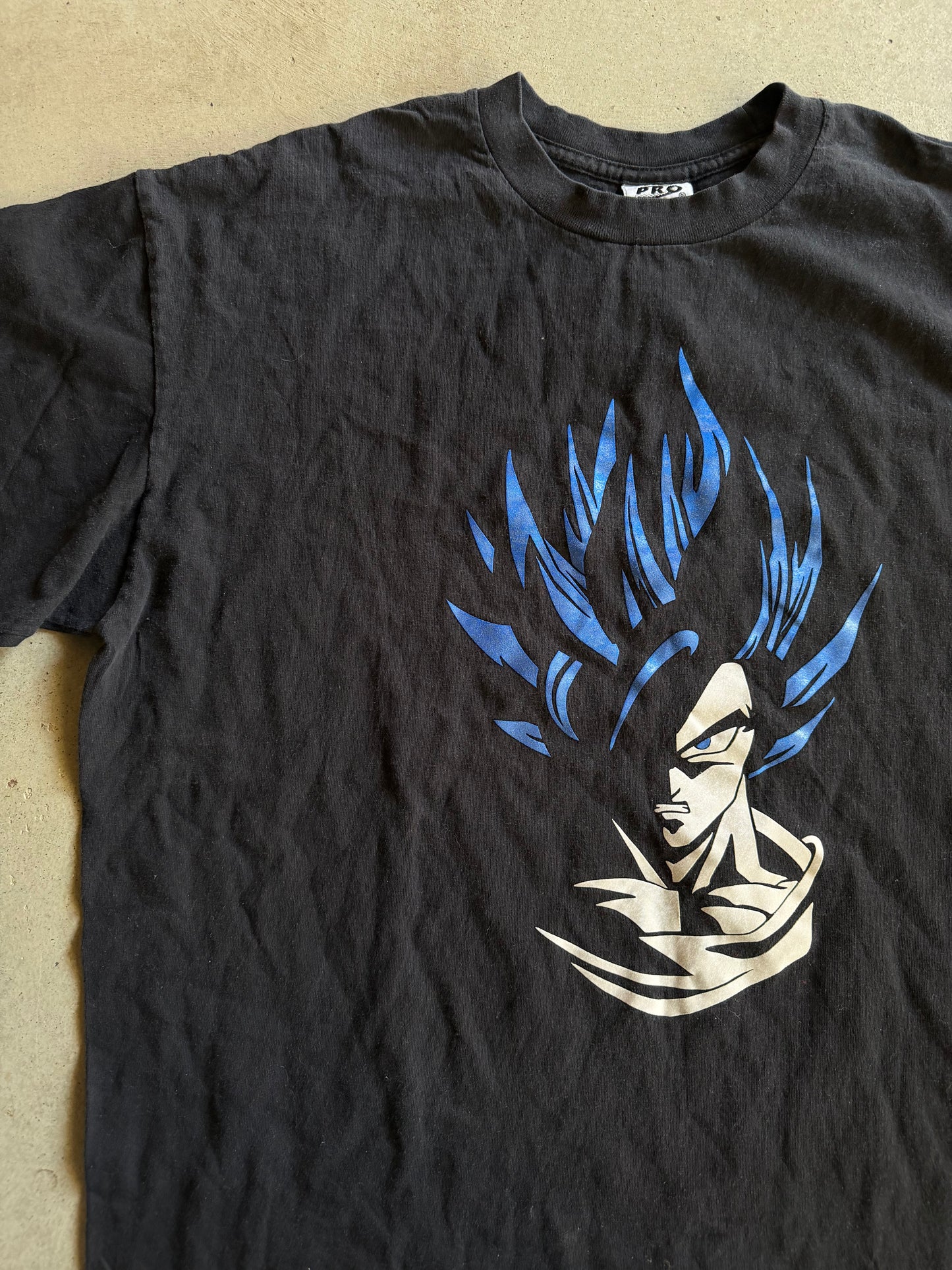 VTG Dragon Ball Z Blue Hair Tee Sz 2XL