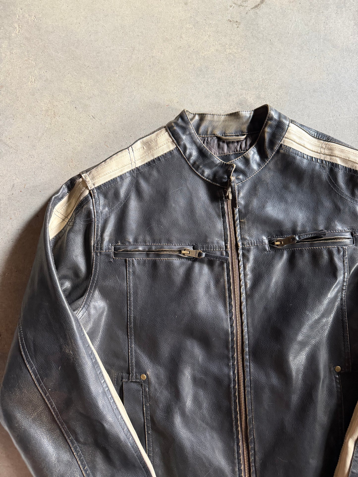 Arizona Jean Co Leather Jacket Sz M