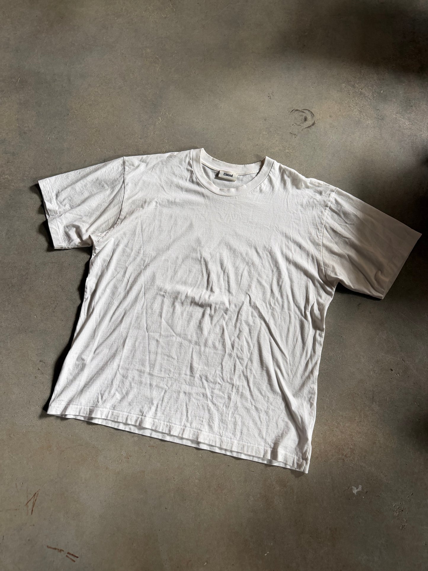 Elwood White Tee Sz XL