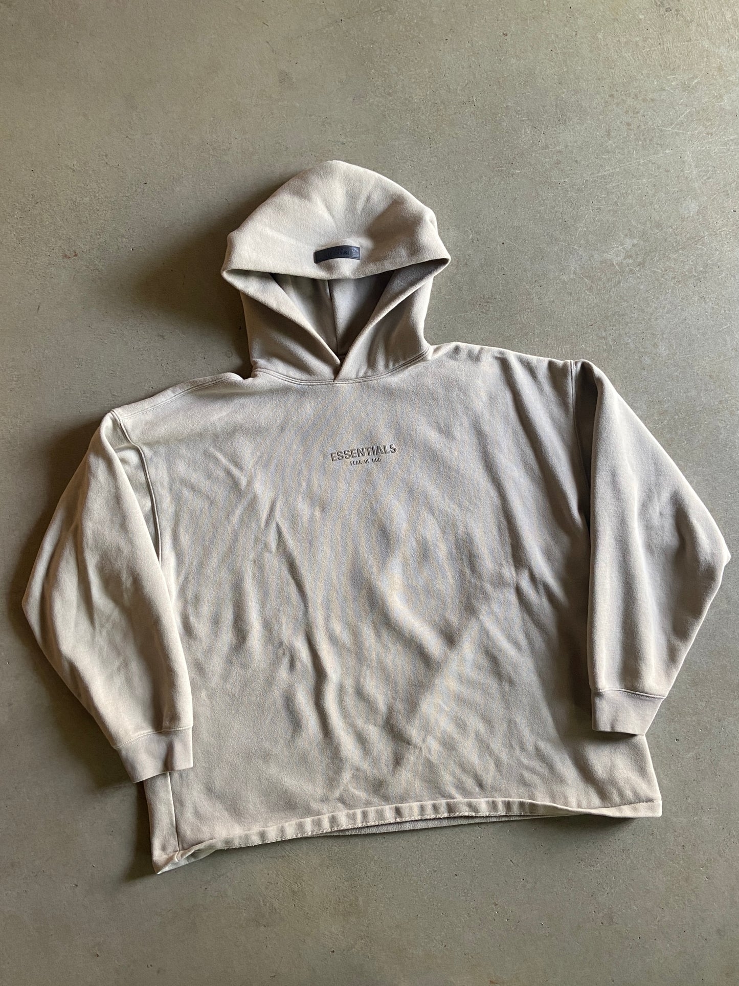 Fear Of God Essentials Tan Hoodie Sz 2XL/3XL
