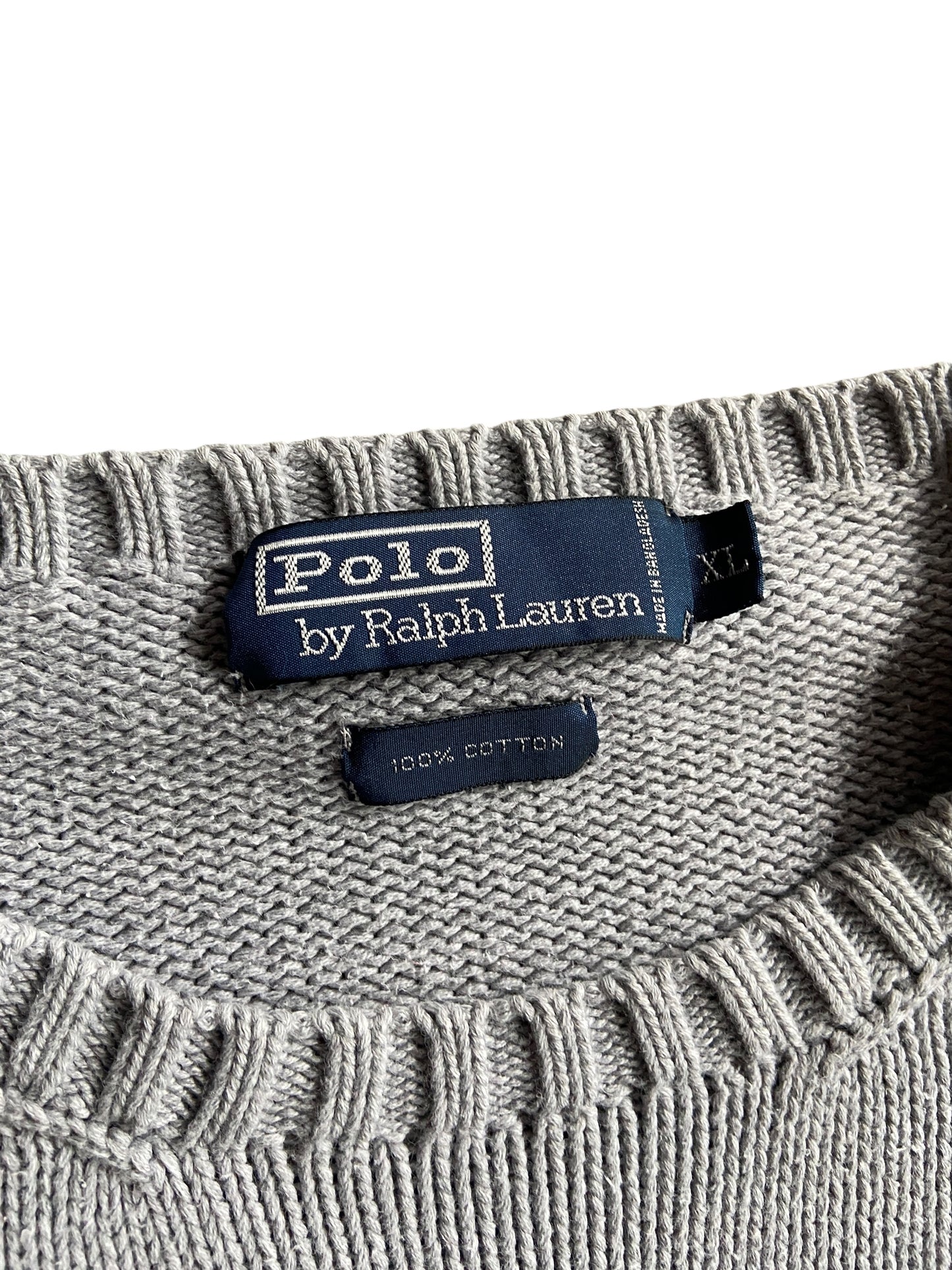 VTG Polo Ralph Lauren Heavyweight Classic Sweater Sz XL