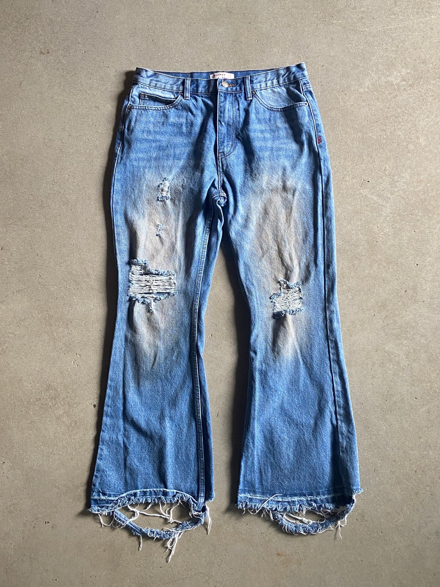 Wicked Flare Denim Bootcut Jeans Sz 32x30
