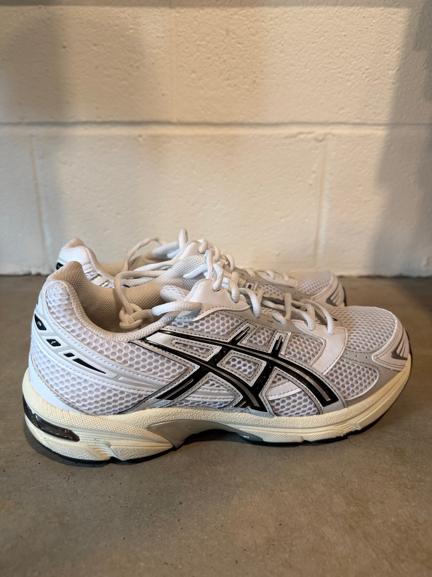 Preowned ASICS Gel-1130 White Cloud Grey Sz 10M/11.5W