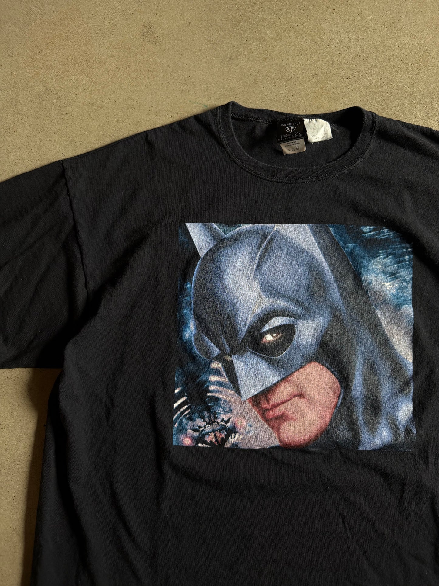 VTG Batman & Robin Movie Portrait Tee Sz XL/2XL