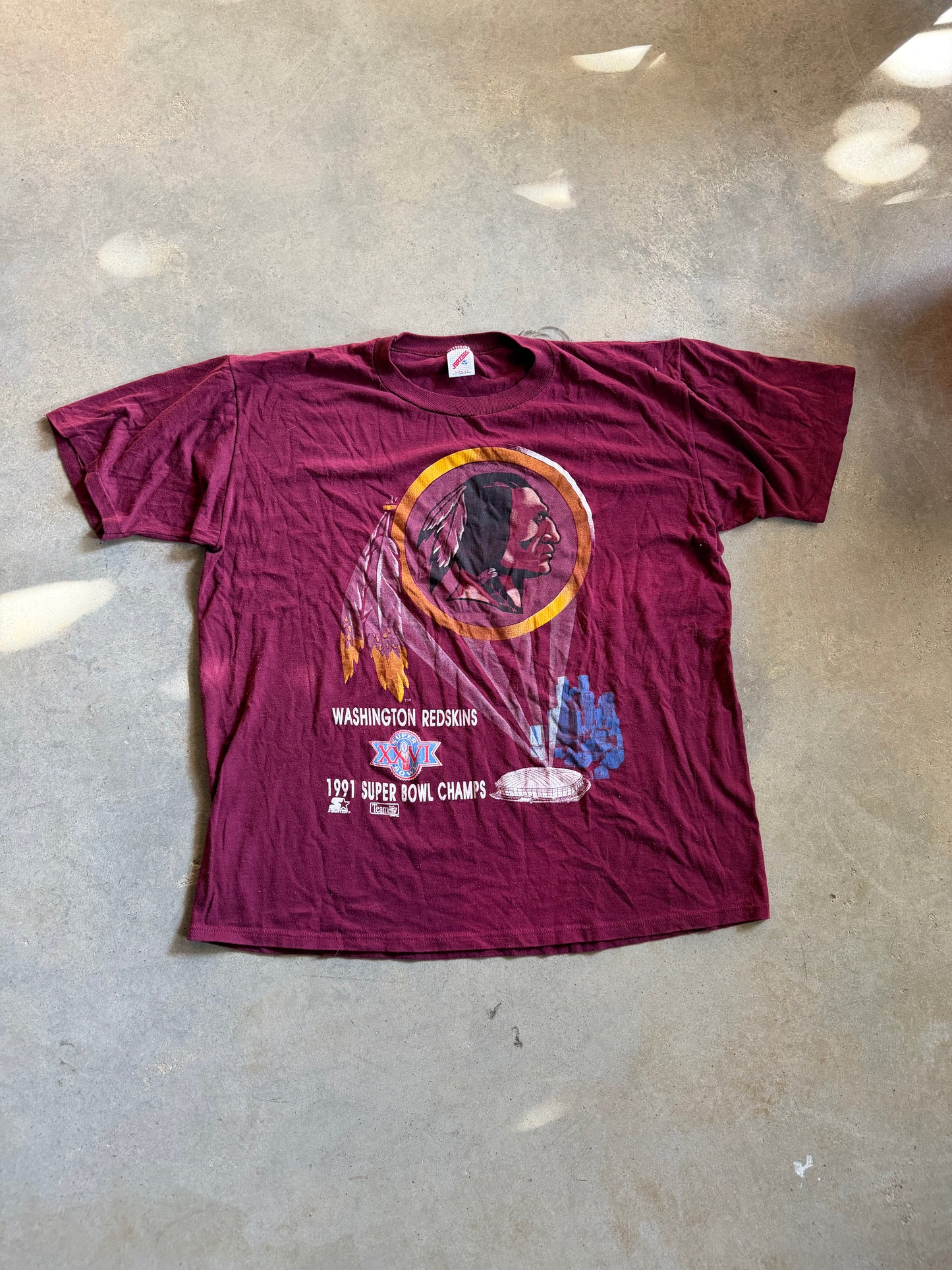 VTG Washington Redskins 1991 Starter Tee Sz 2XL