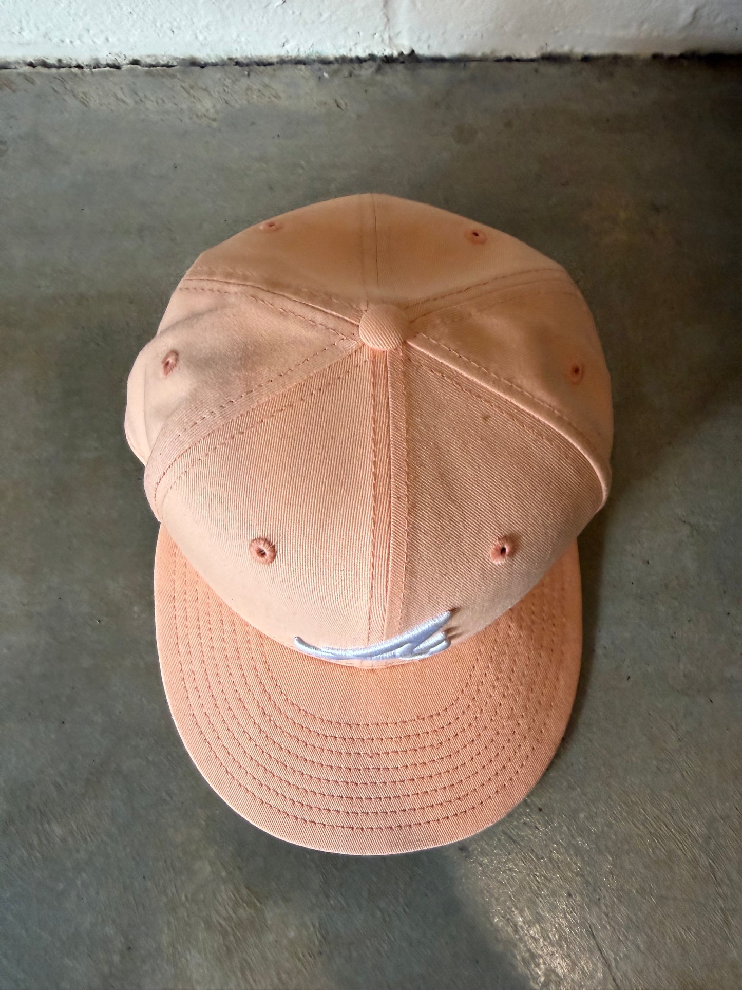 New Era Atlanta Braves Peach Fitted Hat Sz 7 3/8