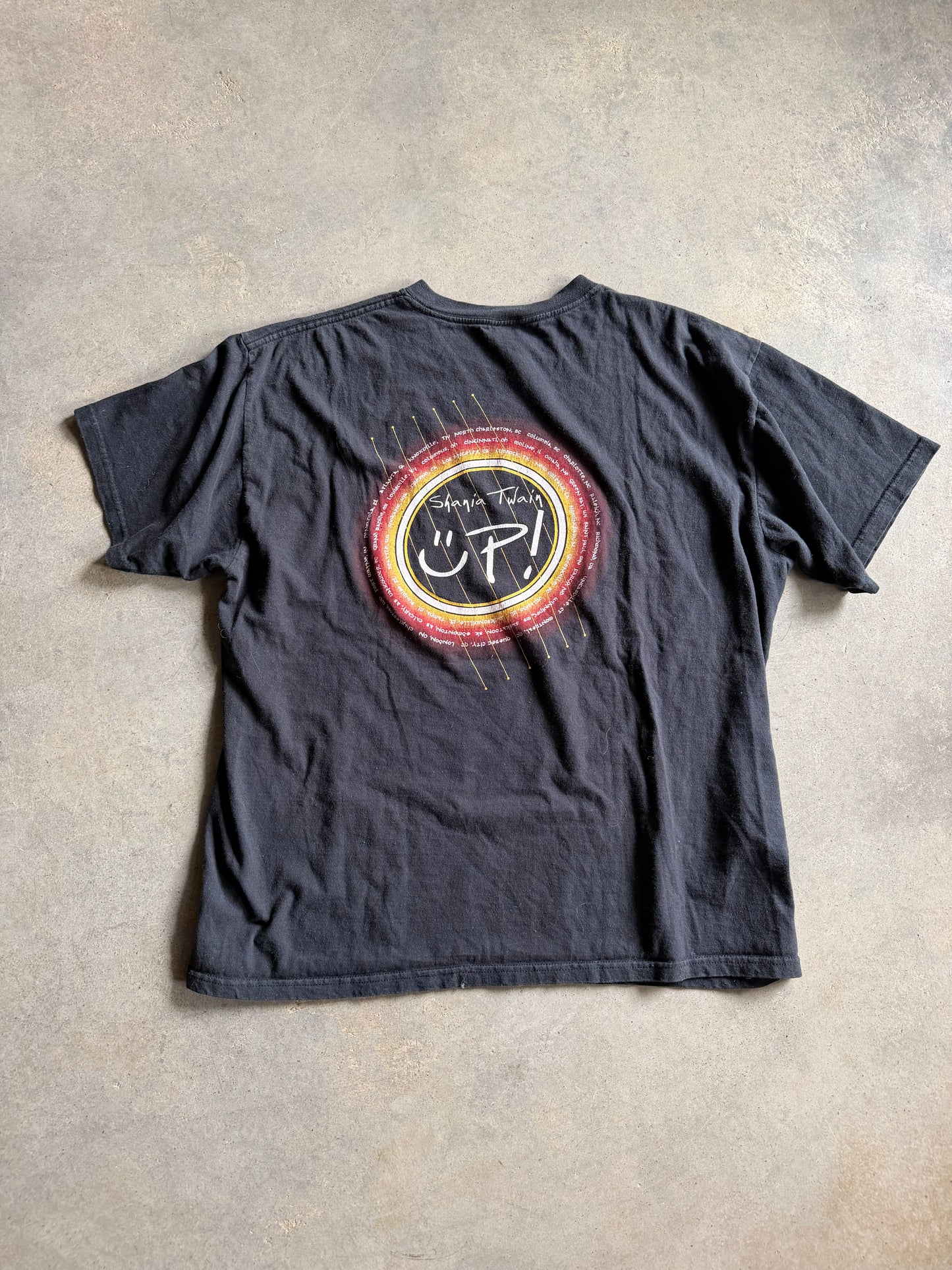 VTG Shania Twain Up Tour Tee Sz L