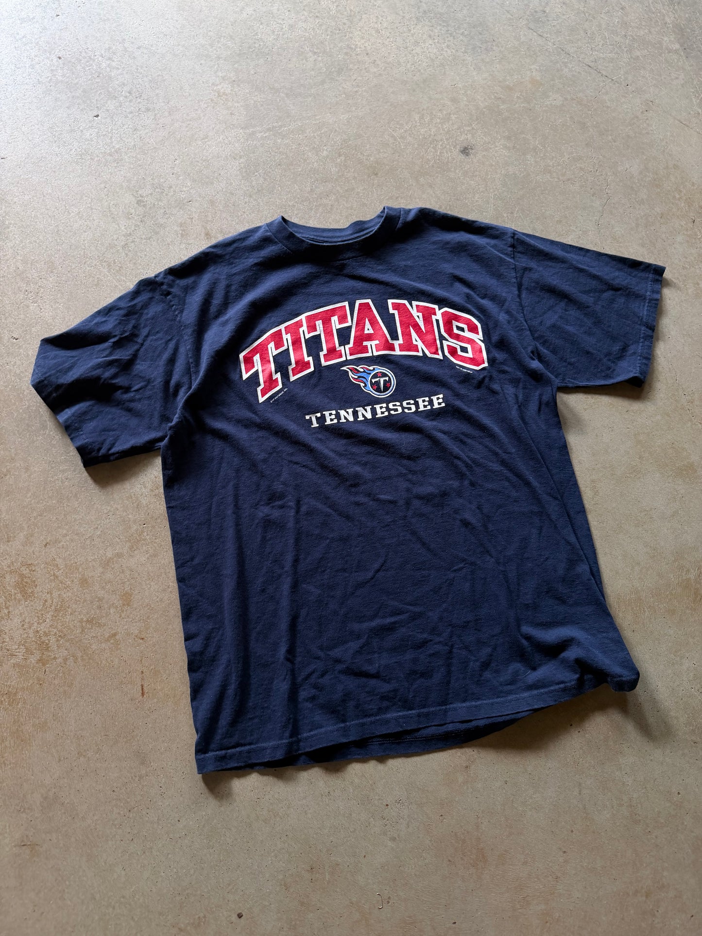 VTG Tennessee Titans Spellout Tee Sz XL