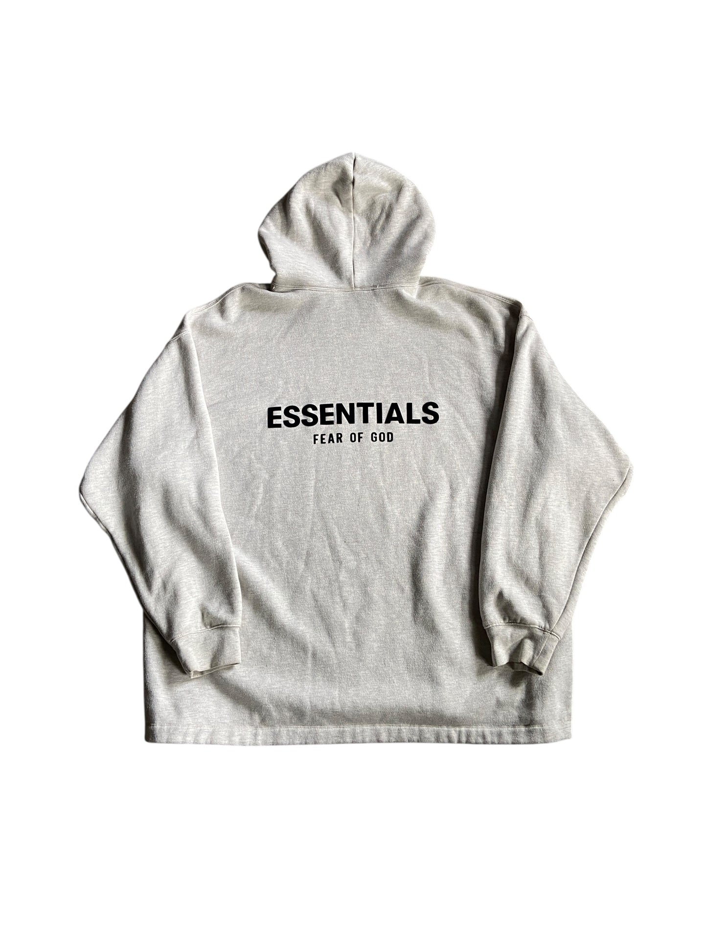 Fear Of God Heather Gray Hooded Sweatshirt Sz XL