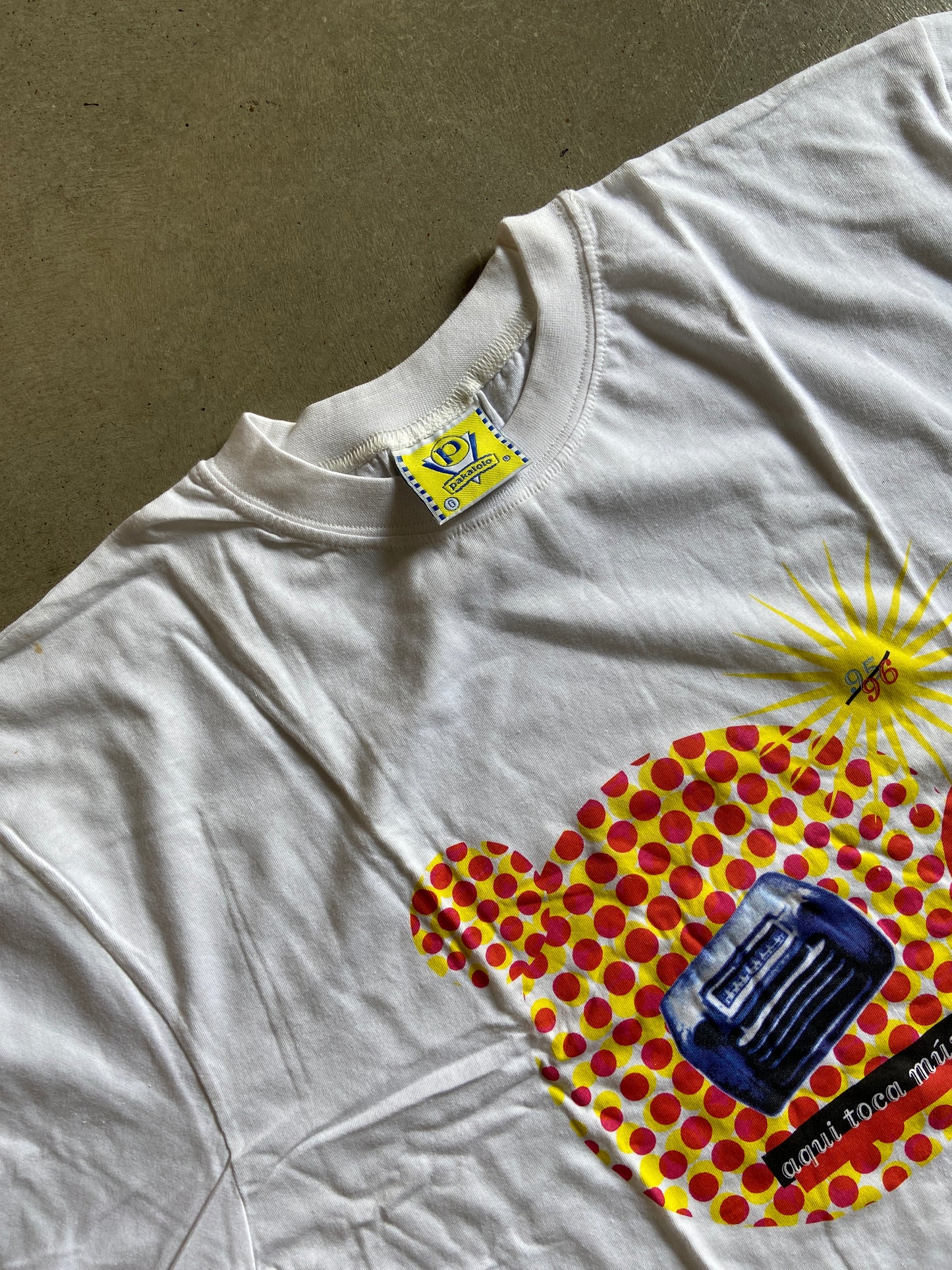 VTG 90s Rádio Transamérica Promo Tee Sz L