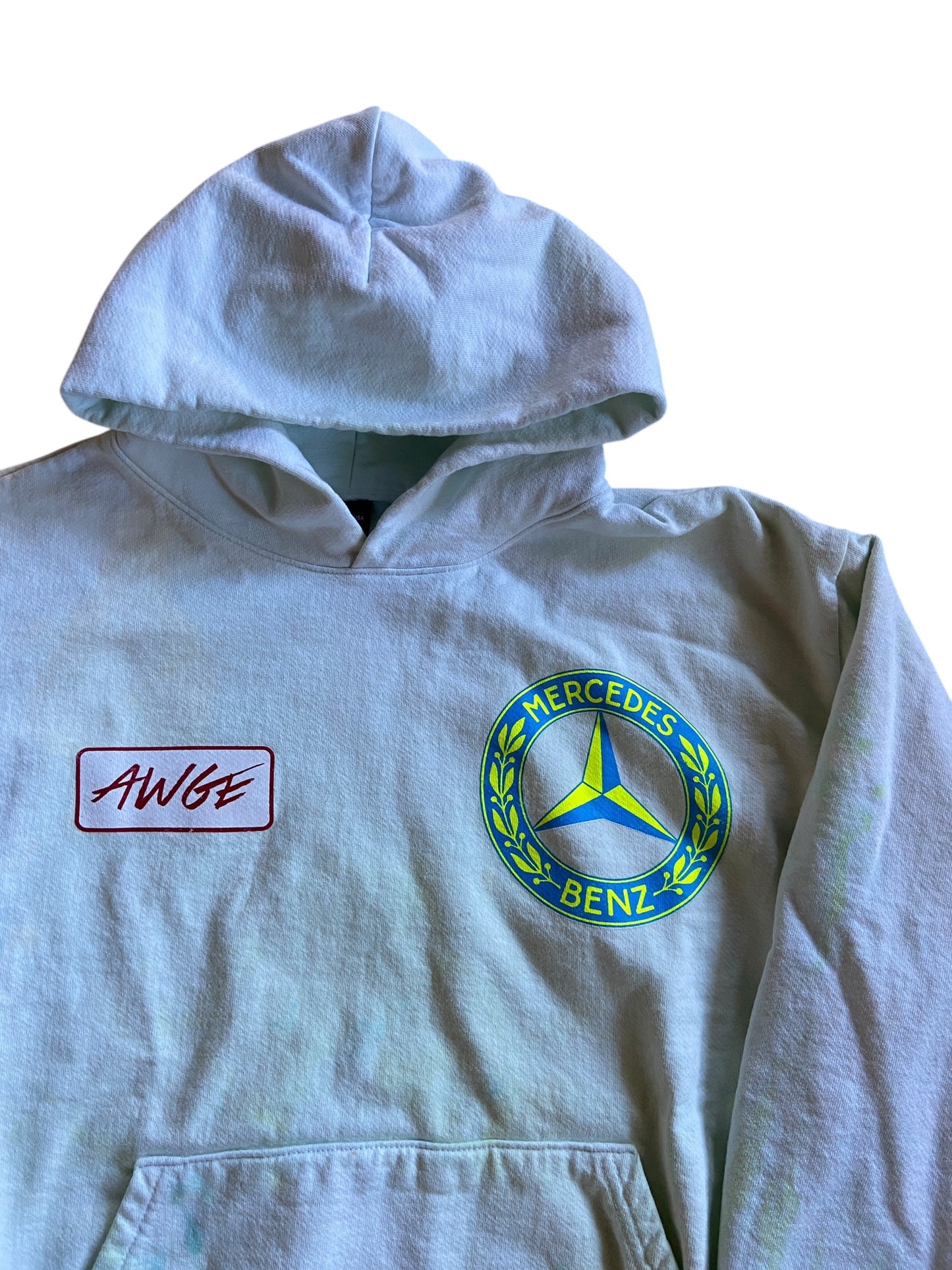AWGE x Mercedes Benz Dyed Hooded Sweatshirt Sz XL