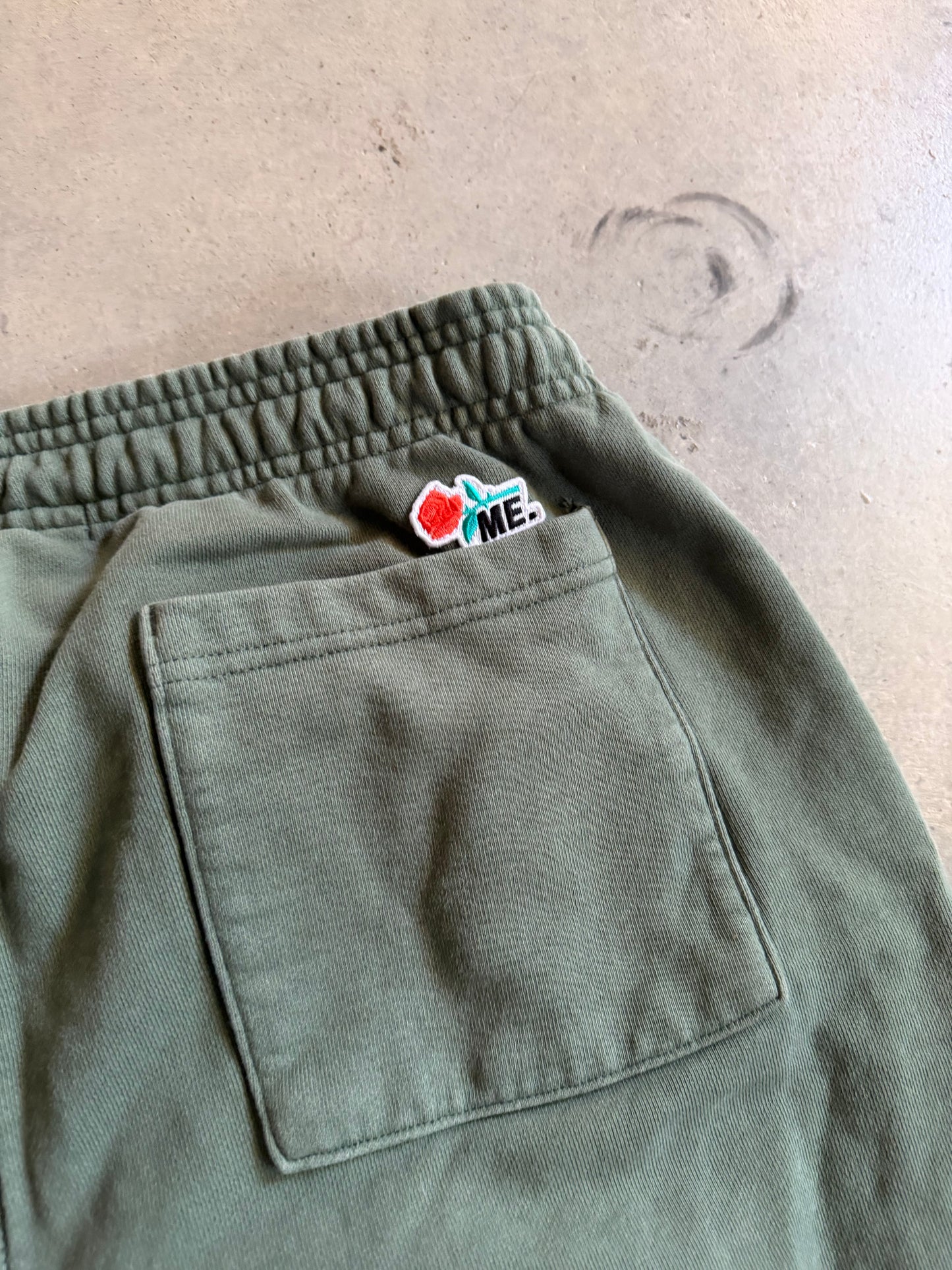 Melody Ehsani Faded Green Sweatpants Sz XL