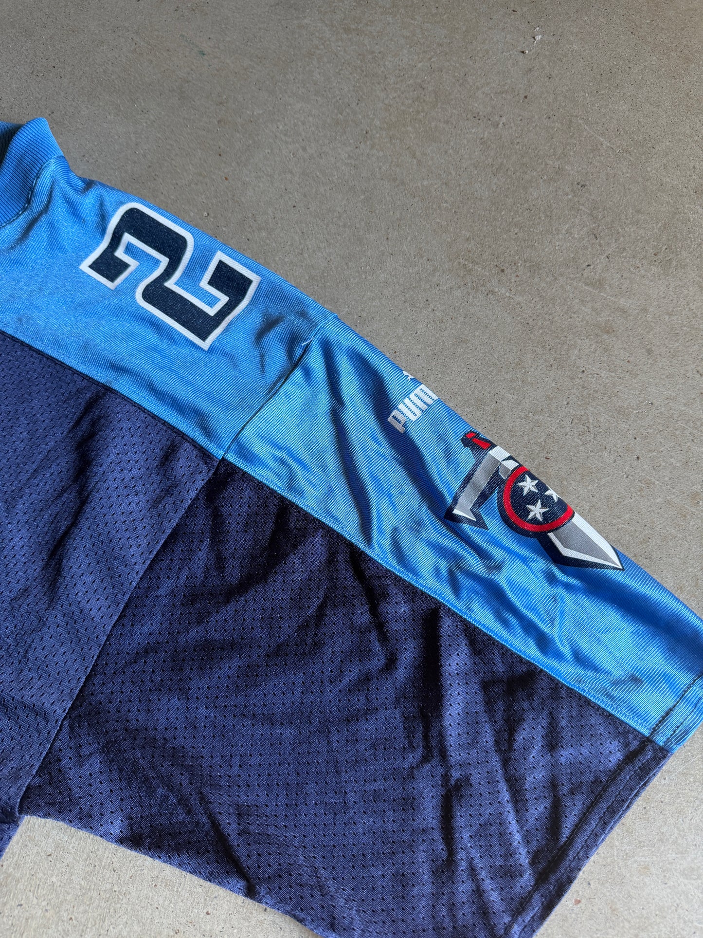 VTG Tennessee Titans Eddie George Football Puma Jersey Sz L