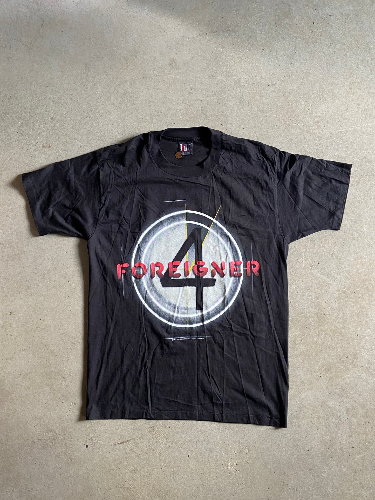 VTG Foreigner Four Ever Tee Sz L