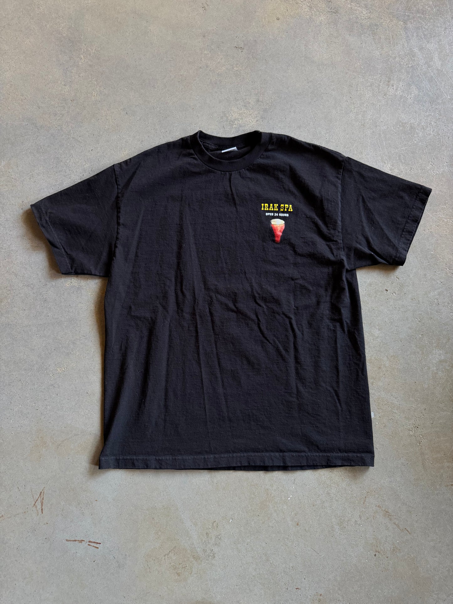Irak Spa Black Tee Sz XL