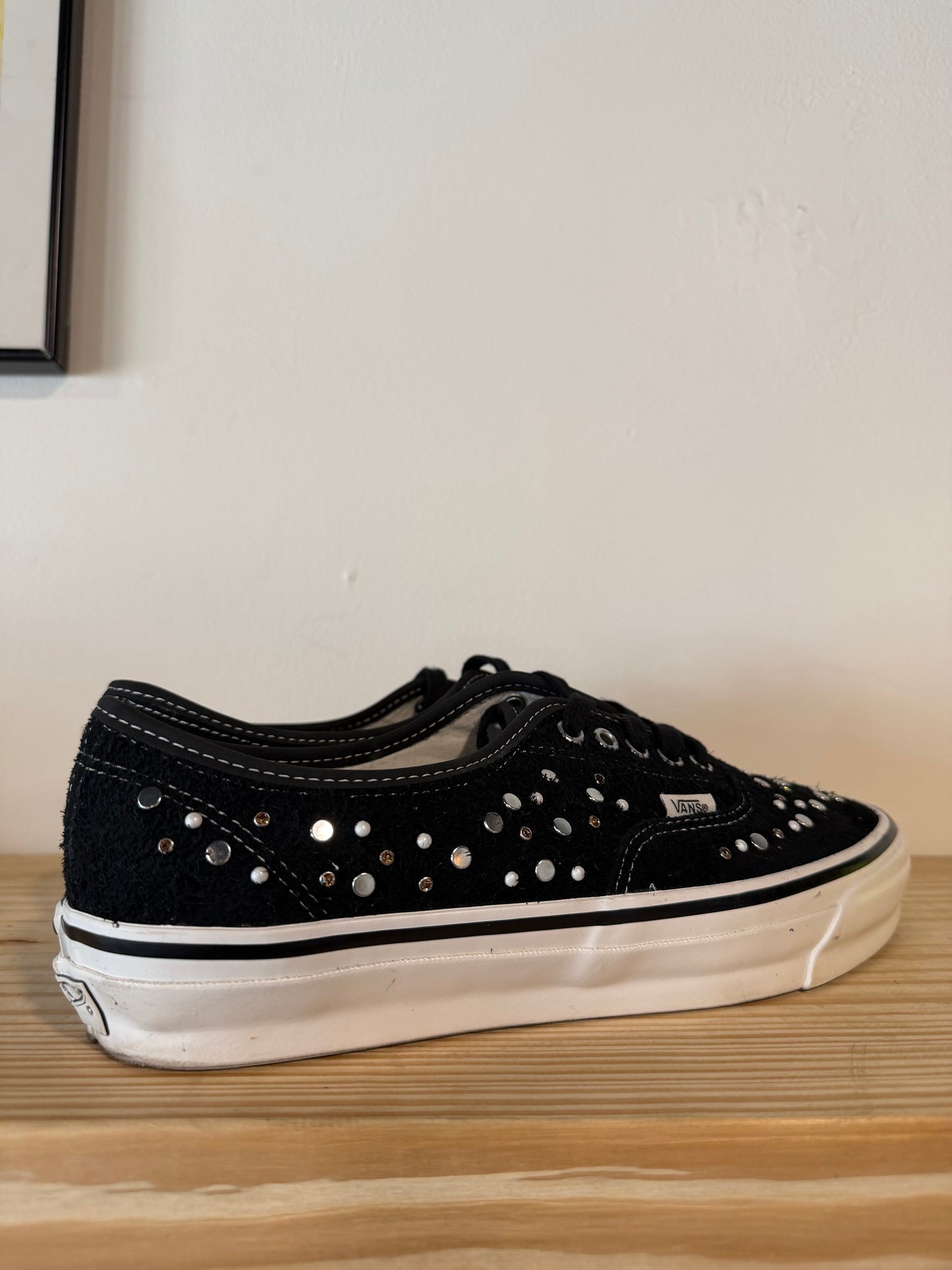 Preowned Vans Nocturnal Crystal Shoes Size 10.5M/12W