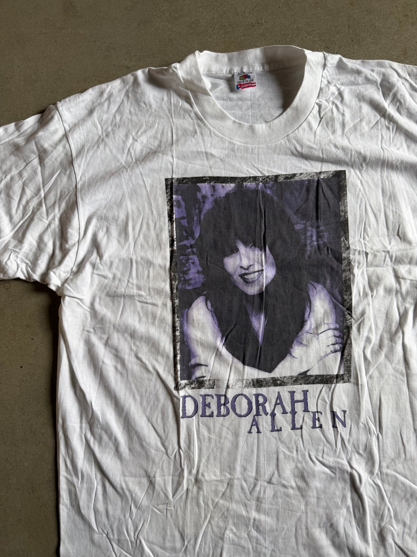 VTG 90s Deborah Allen All That I Am Tour Tee Sz XL