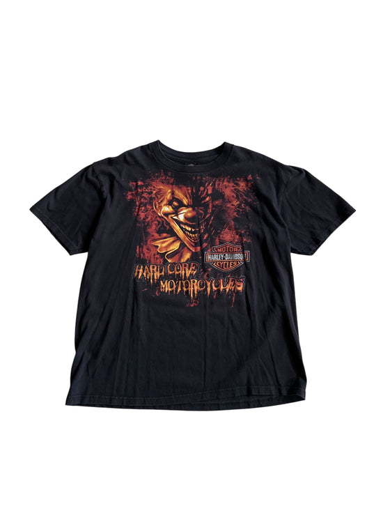 Y2K Harley Davidson Hardcore Clown Tee Sz XL