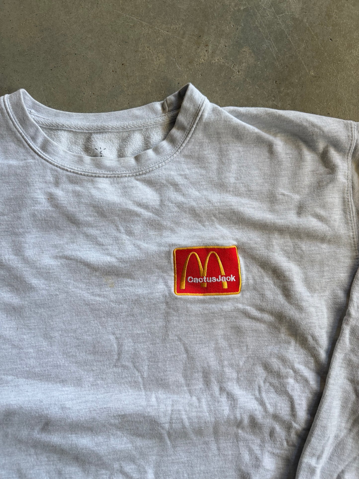 Cactus Jack Mcdonalds Sweatshirt Sz XL